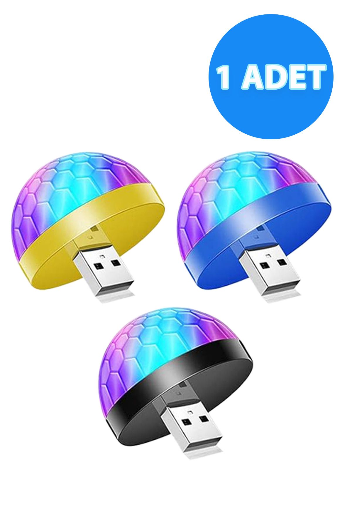 Araba Disco Topu Usb Girişli Sese Duyarlı Led Aydınlatıcı Ev Oda Parti Ürünleri Araba Süsleri Disko