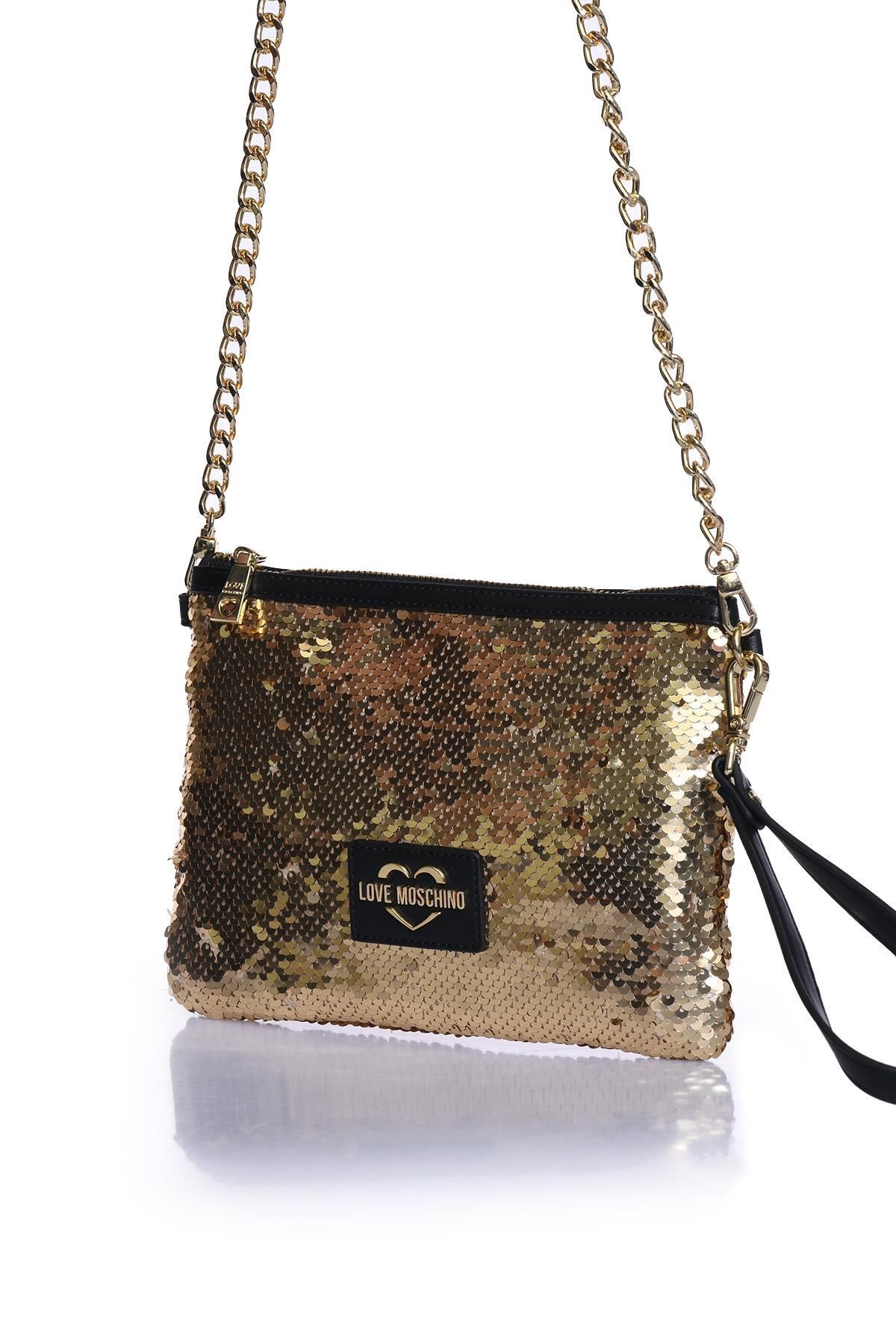 کیف شانه ای زرد زنانه JC4071P1GLP190A Moschino Love Moschino