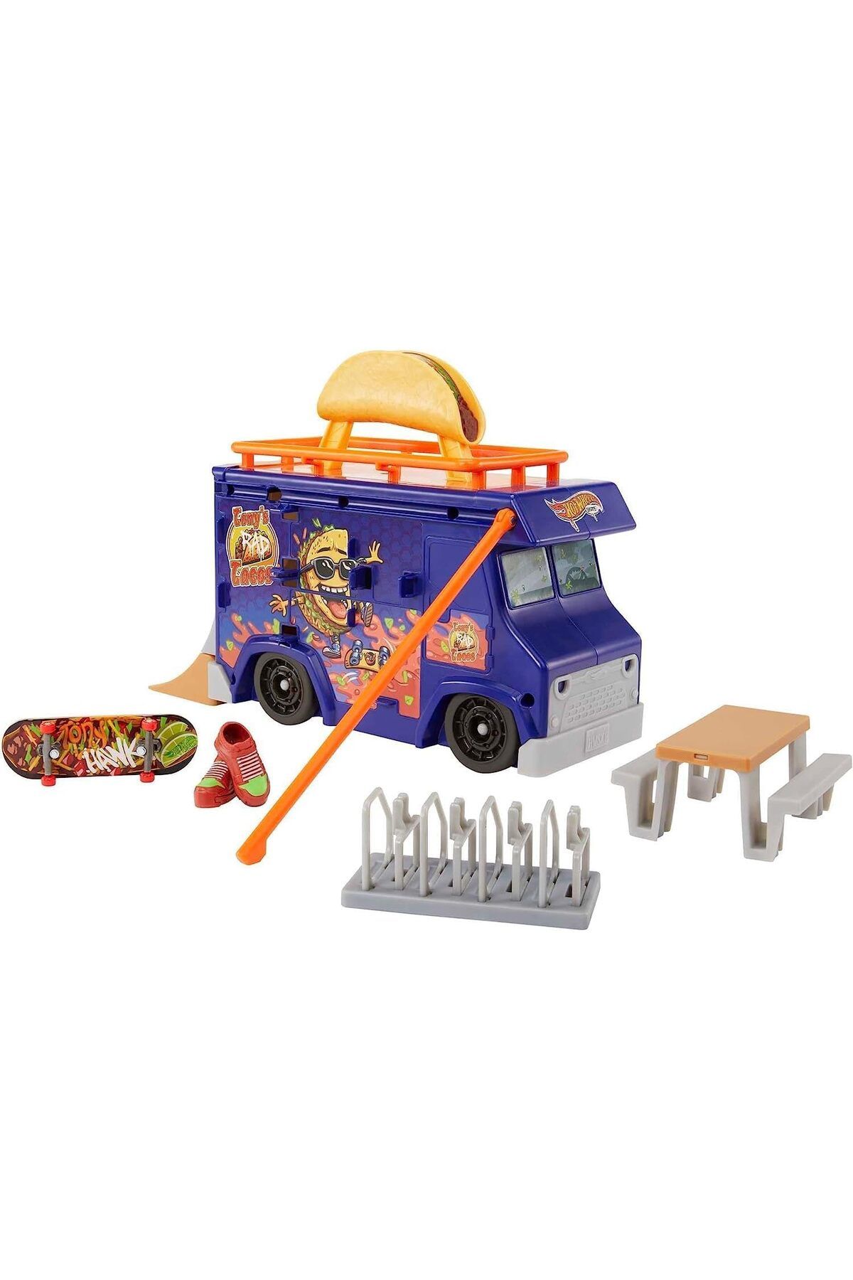 HOT WHEELS-Skate Taco Truck Play Case HMK00 2