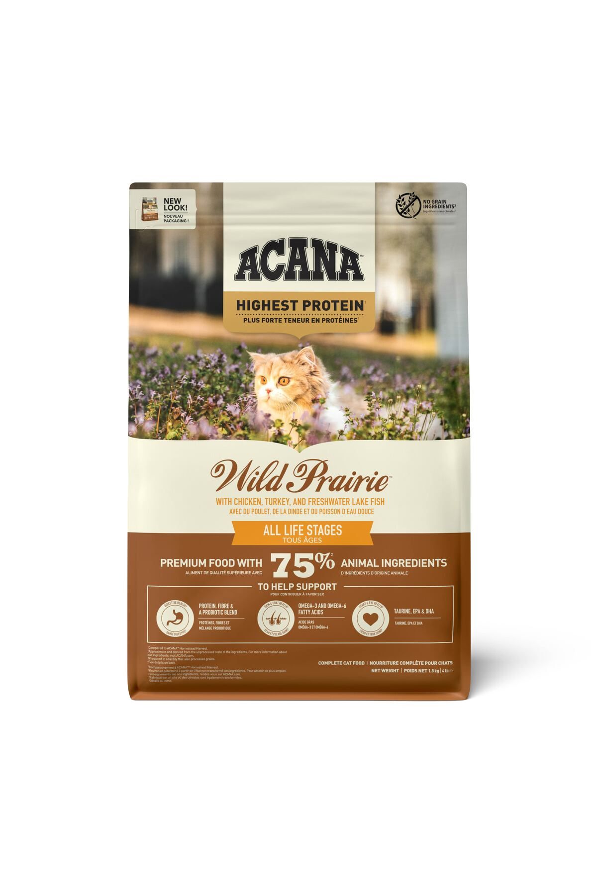 Acana Wild Prairie Kedi Maması 1,8kg - Tüm Irk Ve Yaşam Evreleri Için