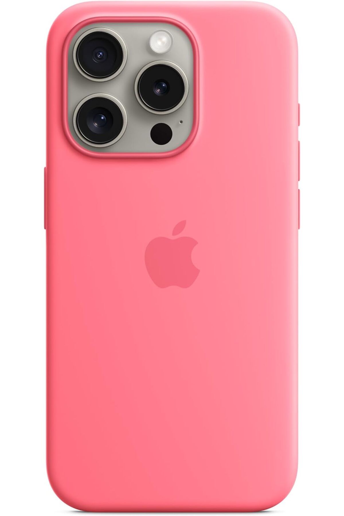 Apple-IPHONE 15 PRO SILICONE CASE WITH MAGSAFE-PINK 1