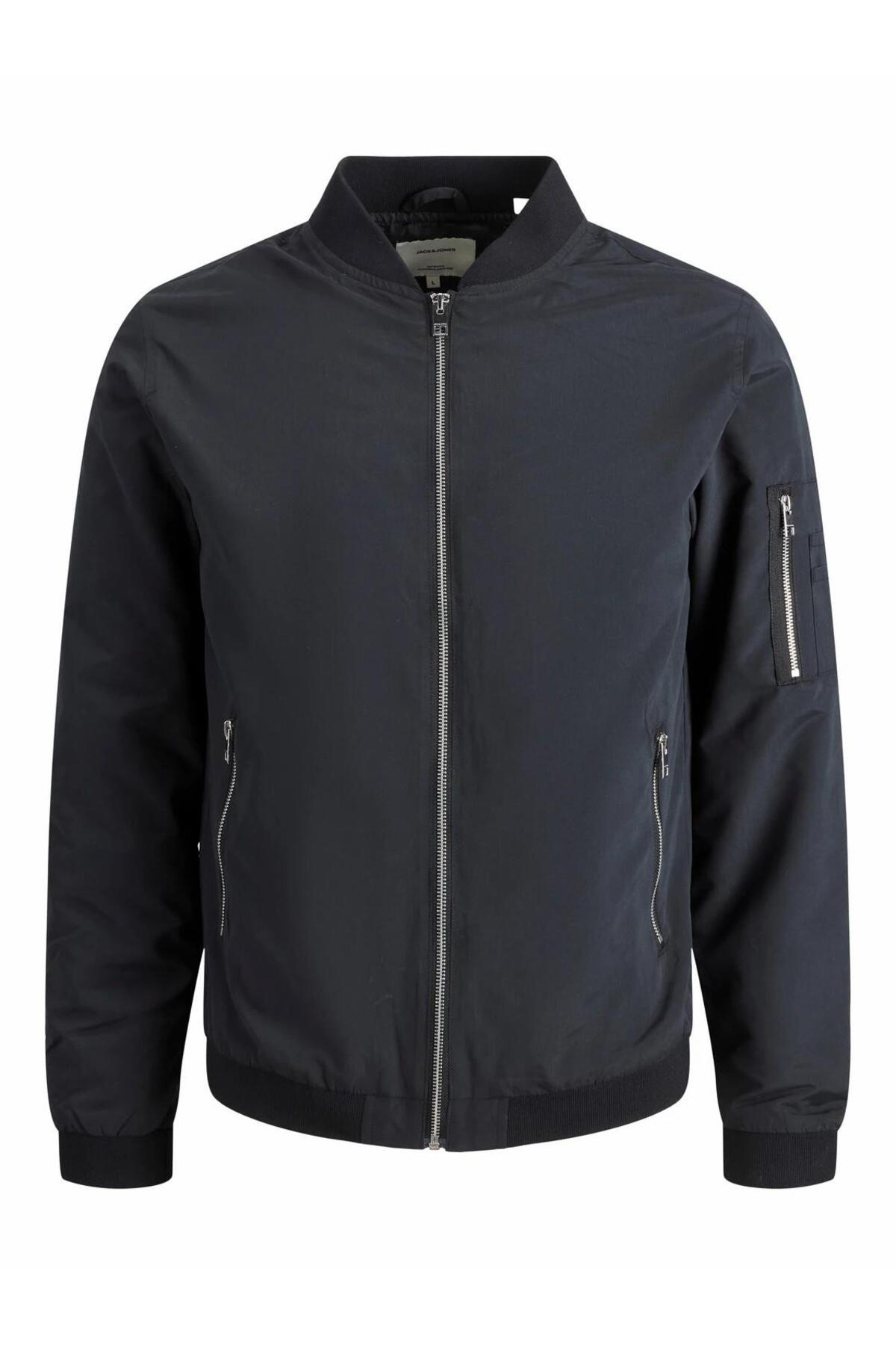 Jack & Jones  JACK JONES Erkek Suya Dayanıklı Bomber Ceket 12165203 - Görsel 3