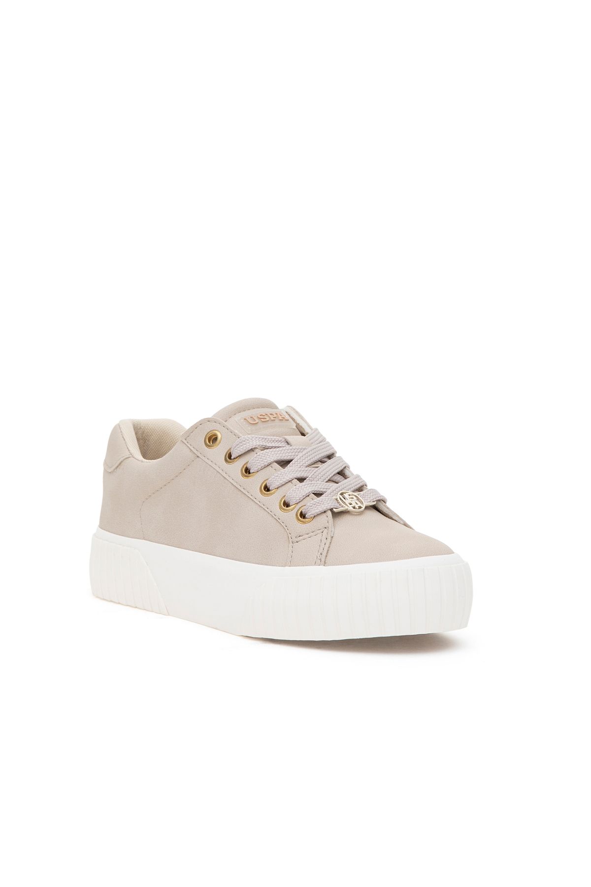 U.S. Polo Assn.-Women's Beige Sneakers 50296180 -Vr011 3