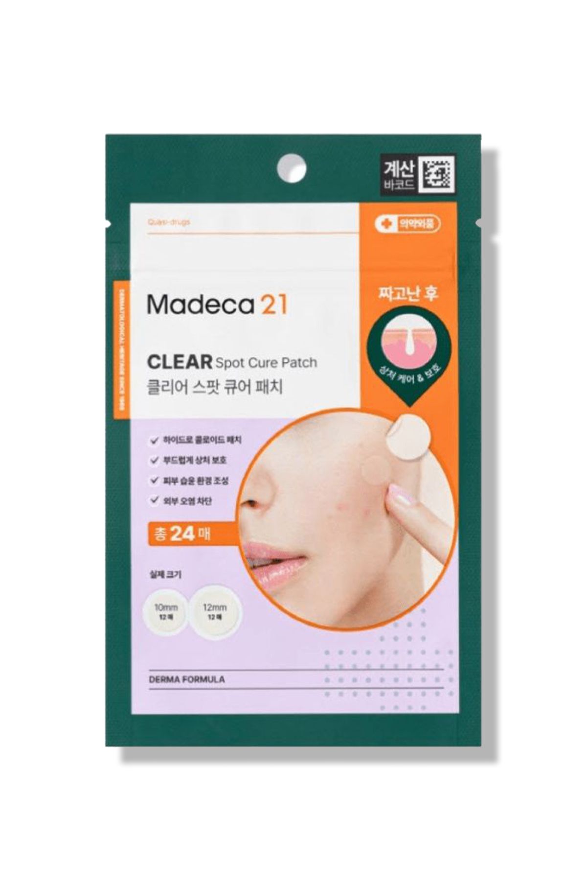 Madeca21 Clear Spot Cure Patch 24 Adet Sivilce Band Akne/pimple Şeffaf Bant Tipi,hidrogel