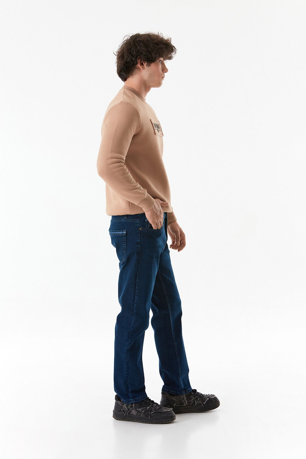 Fulla Moda-Zippered Straight Cut Trousers 6