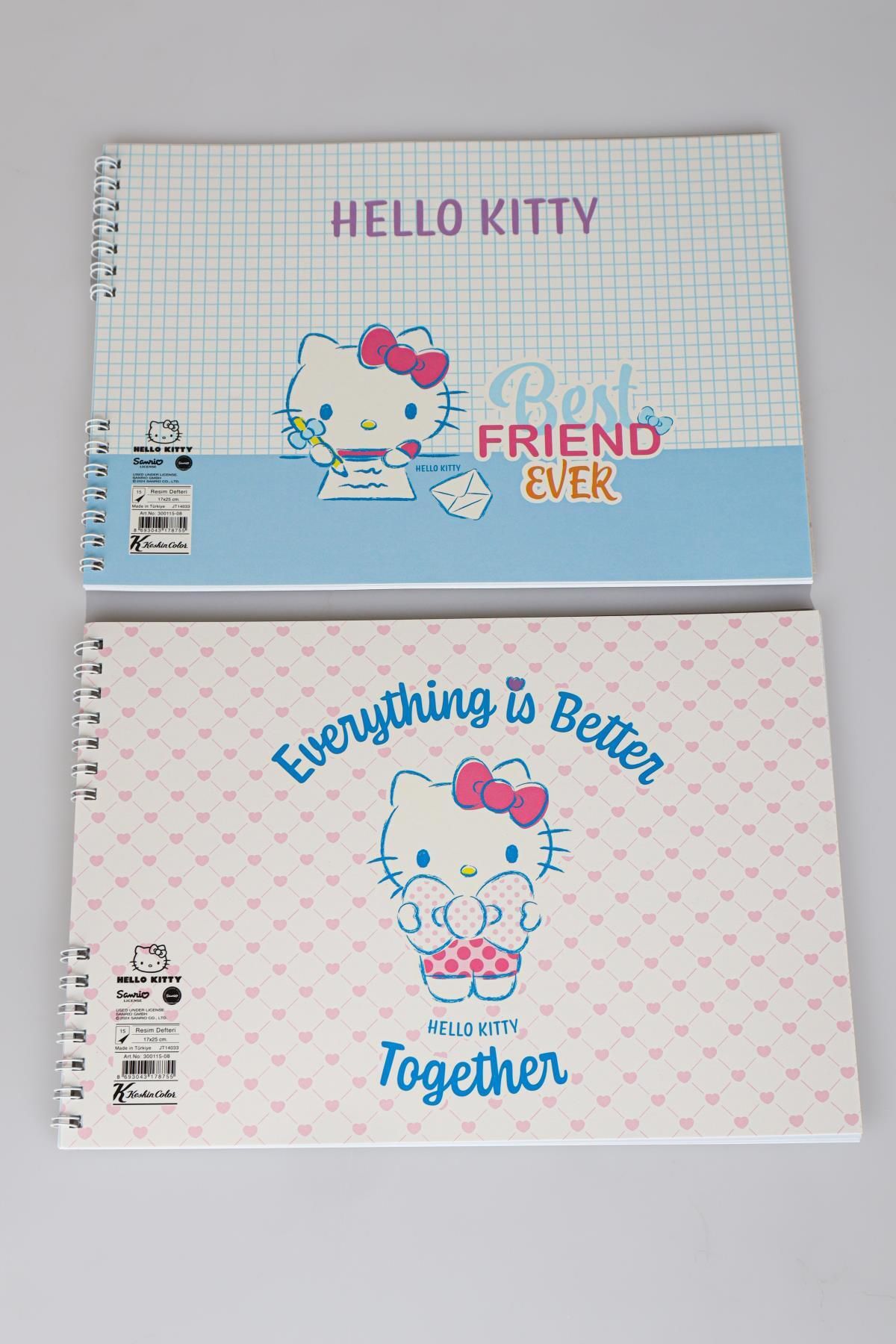 Hello Kitty-Licensed Hello Kitty "Single" Picture Notebook with Decomus 17*24 cm 15 Sheets 2