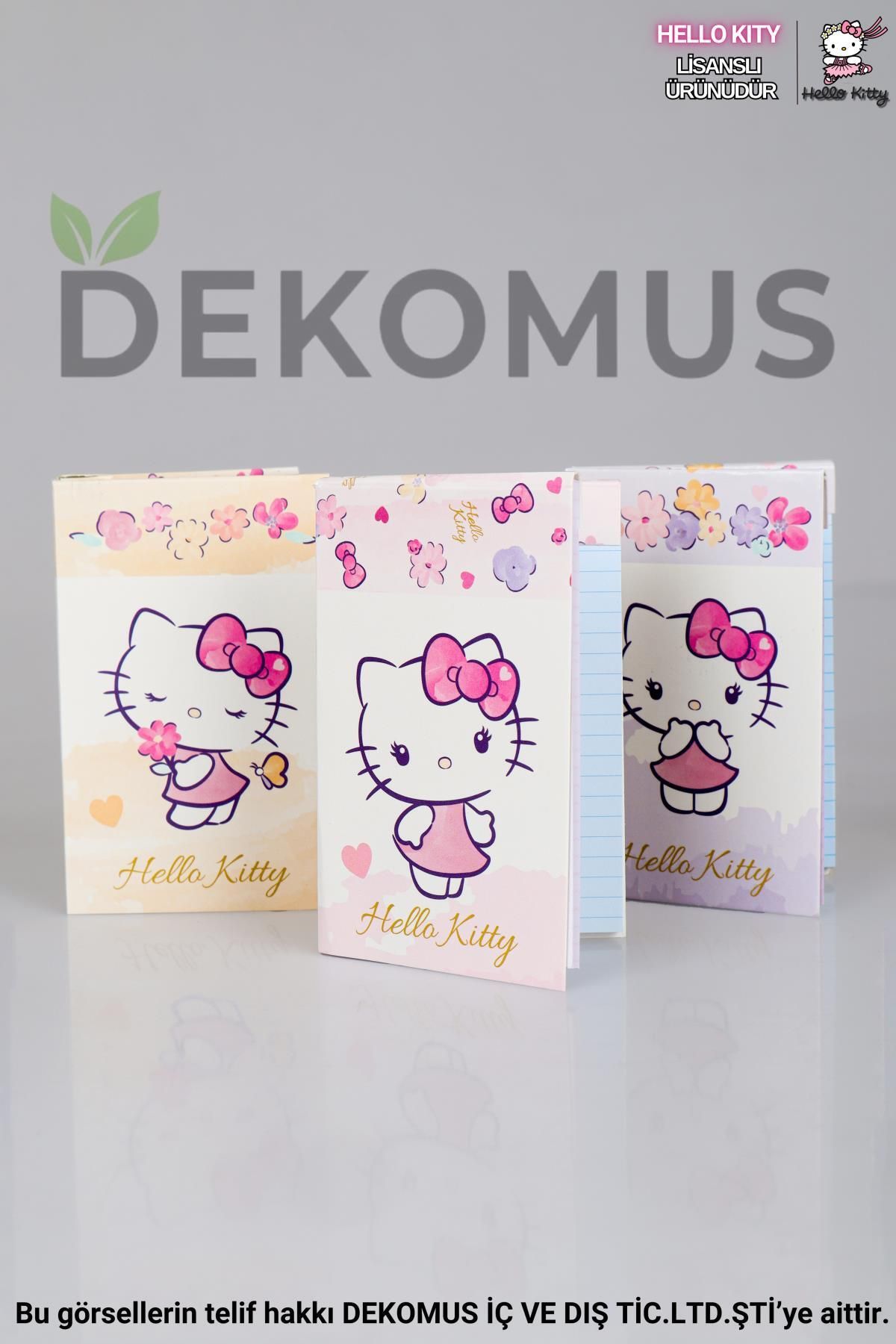 Hello Kitty-New Season Licensed Hello Kitty A7 2-Piece Blocknot with Decomus 1