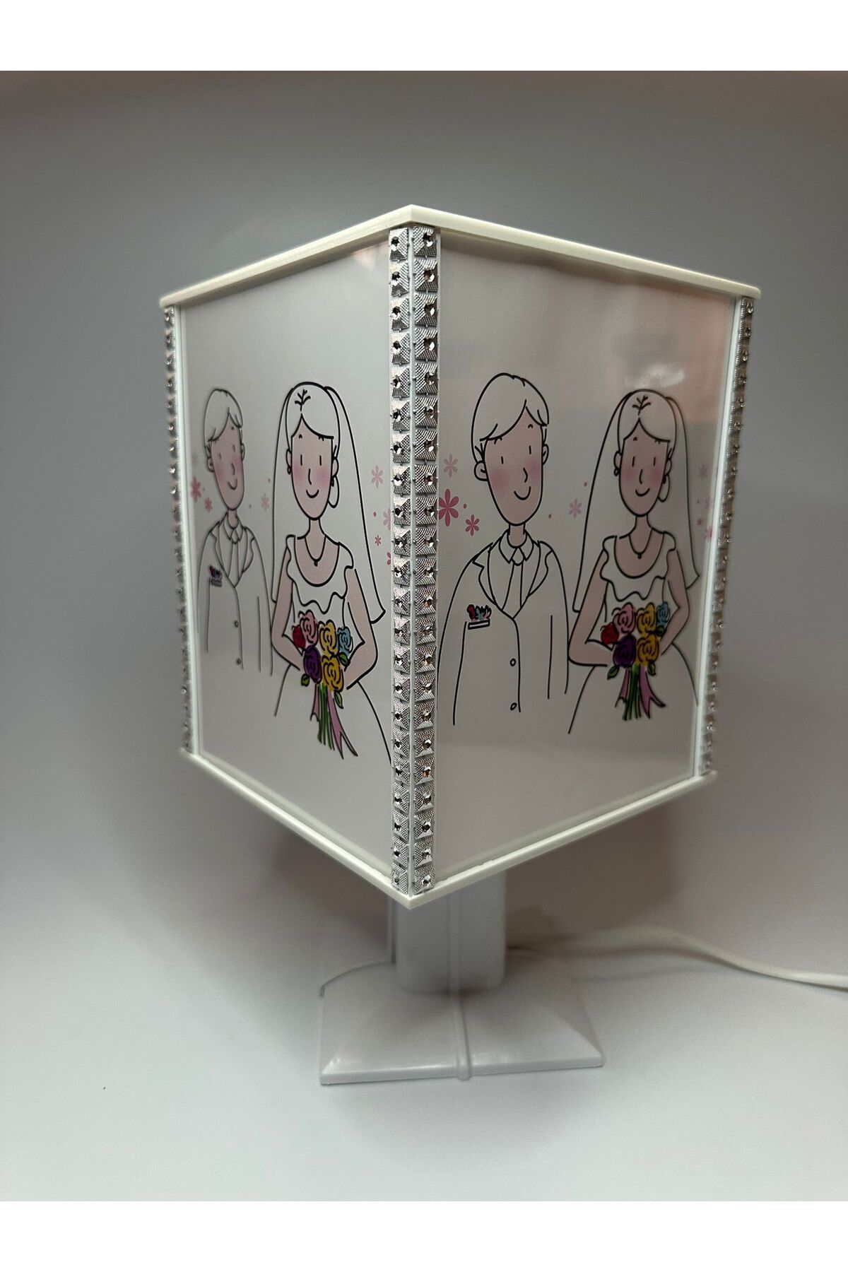 Senden Hediye-Rotating Lamp Shade Night Lamp 4