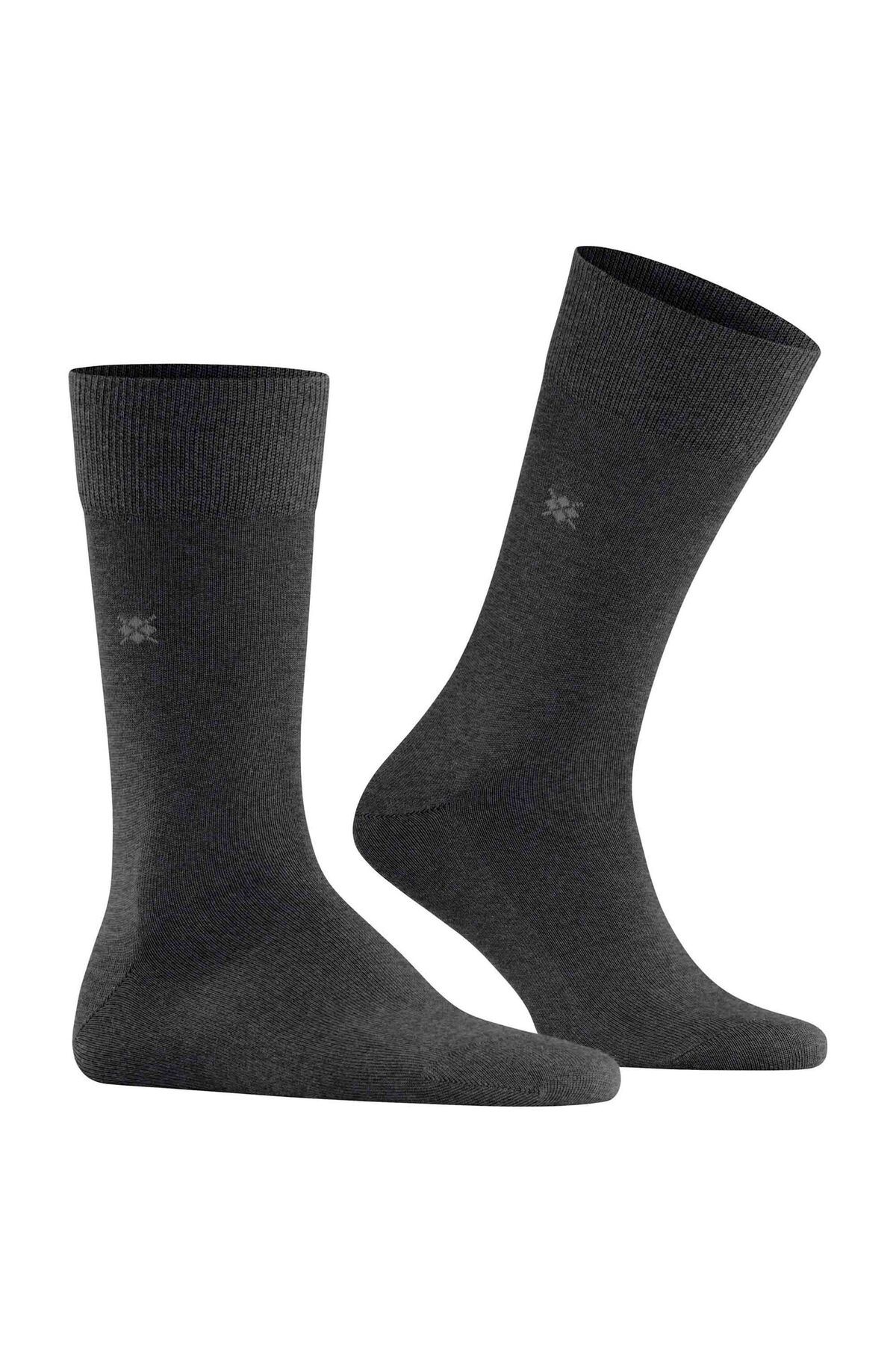 Burlington-Herren Socken LEEDS – Schurwolle, Logo, Uni, Einheitsgröße, 40–46 3