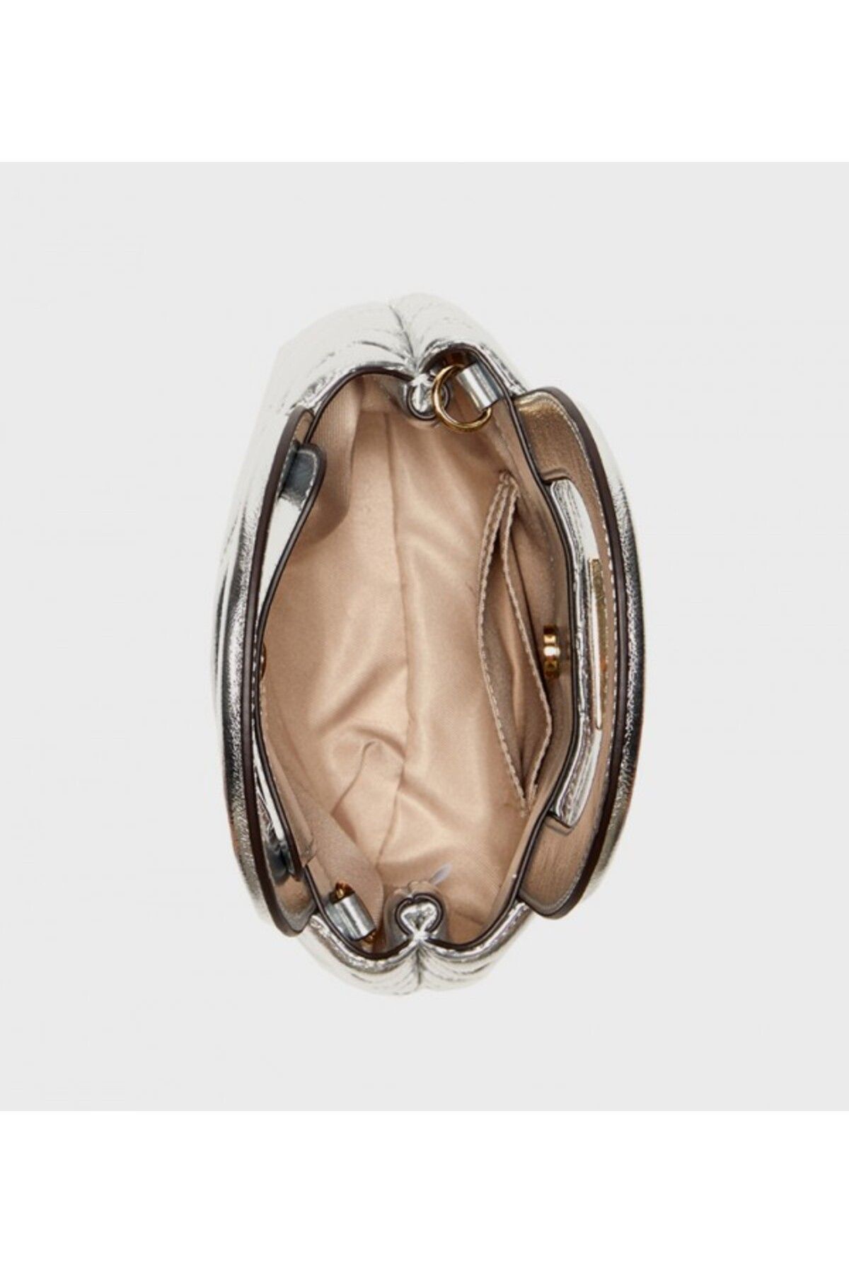 Nine West-Women's Silver Aviva Mini Satchel Bag Bag 3