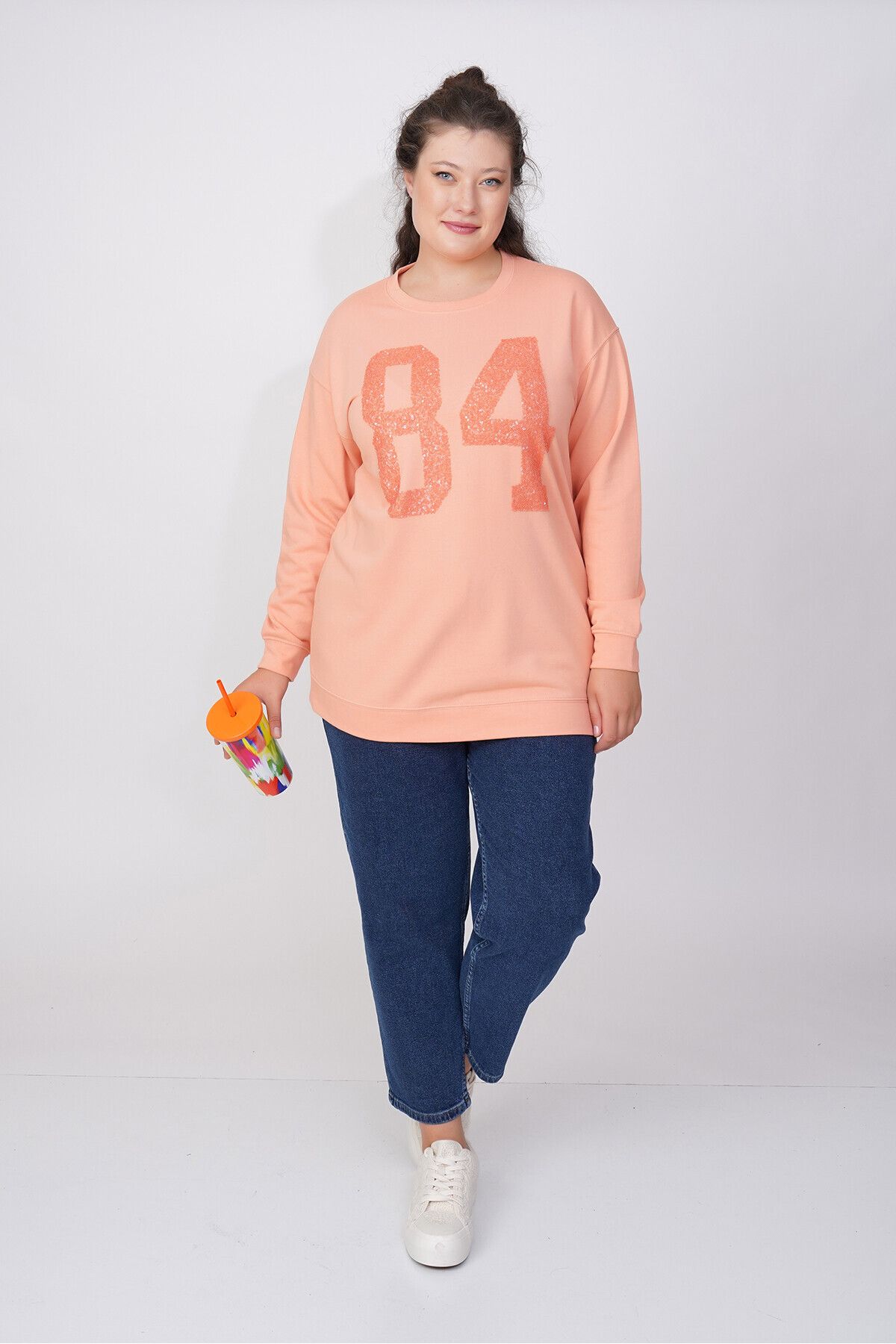 Büyük Moda-84 Sequin Decorated Sweatshirt 3