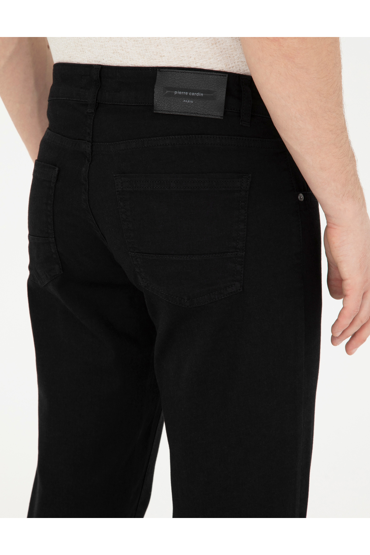 Pierre Cardin Siyah Straight Fit Jean Pantolon 50285141-VR046 görsel 7
