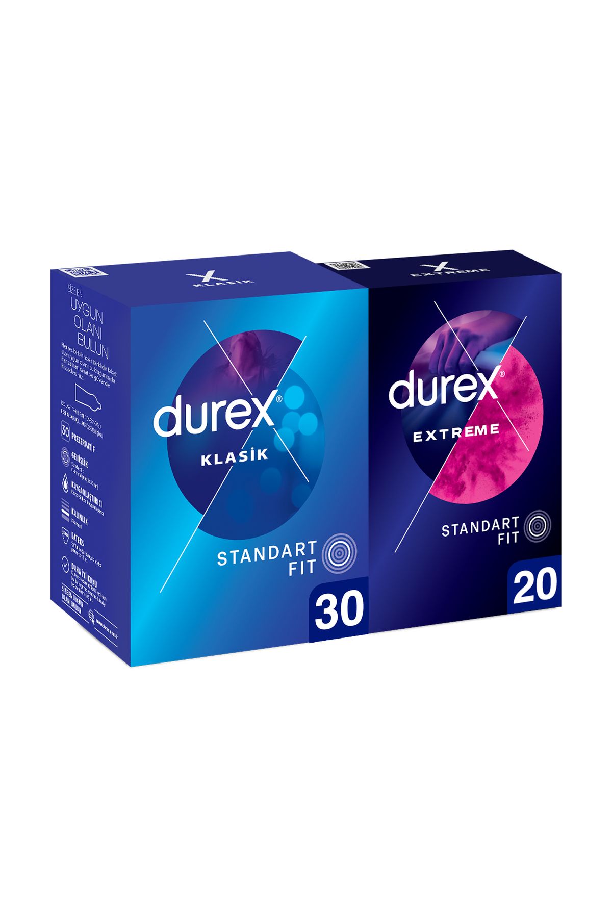 Durex Klasik Kondom 30 Lu Ve Extreme Prezervatif 20 Li