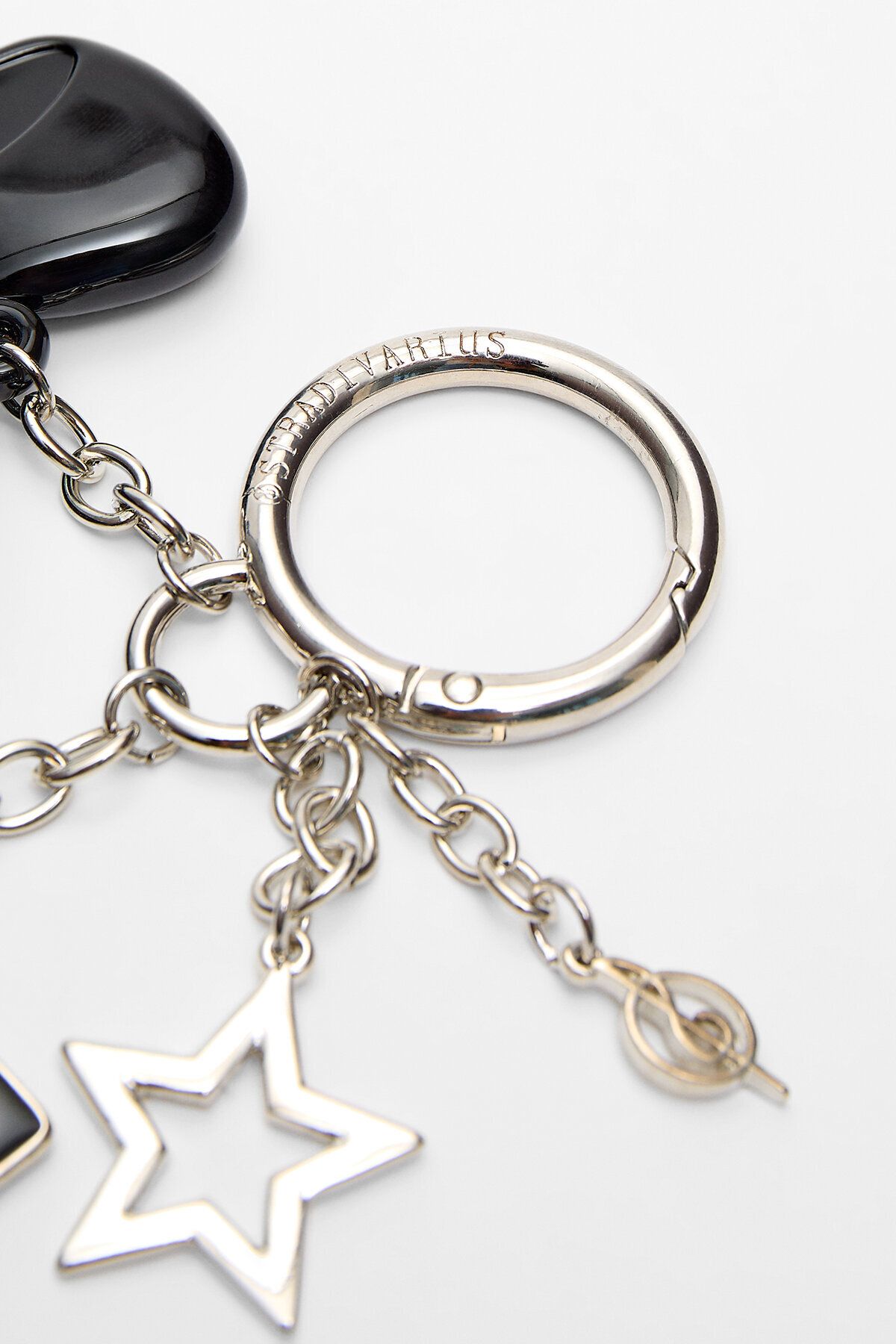 Stradivarius-Bow and charm key ring 4