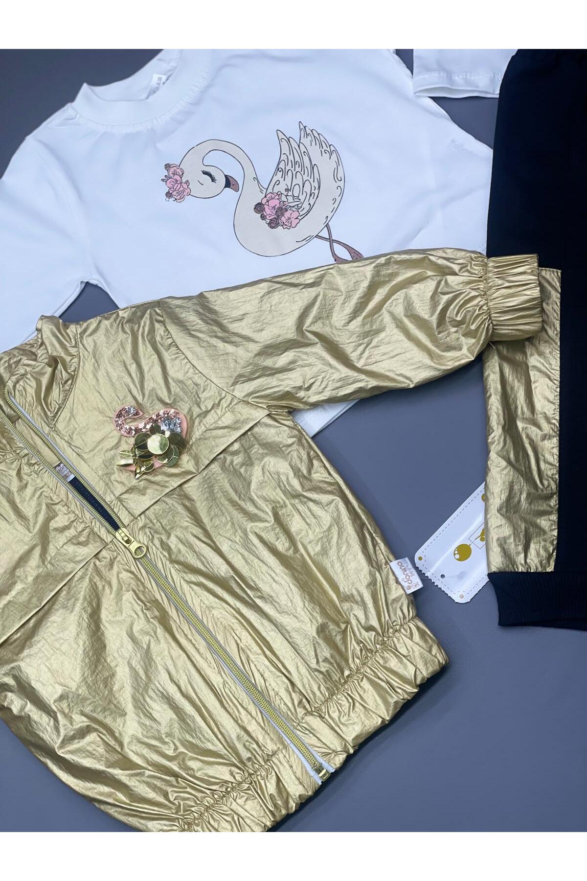 ZİMBOO KRİNKIL KUMAŞ KĞU AKSESUARLI YAĞMURLUK 3 LÜ TAKIM fotoğrafı 2 (önizleme)