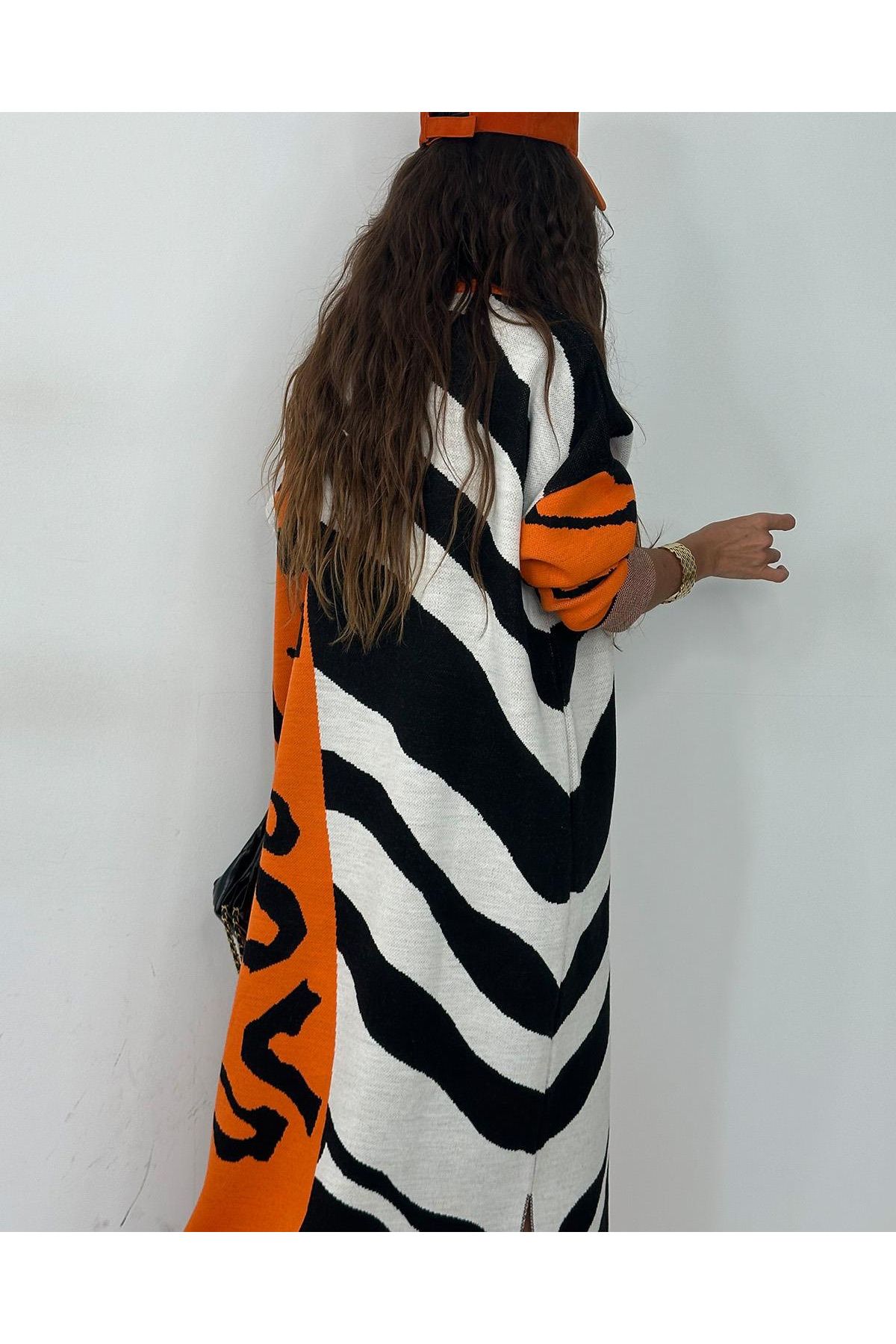 My Sista-Marbella Zebra Tango Orange Dress 2
