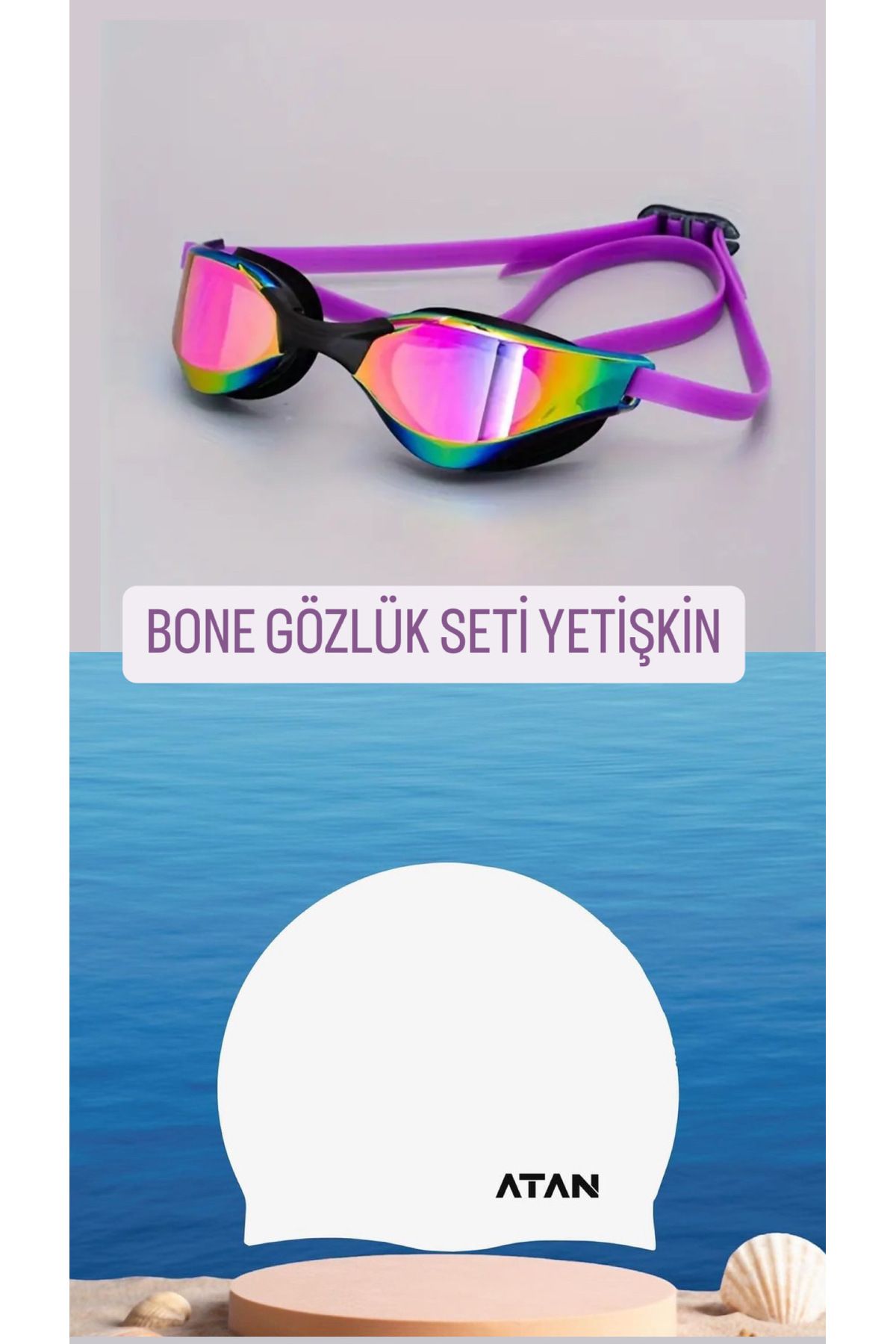 Decathlon Bone Gözlük Seti Yetişkin