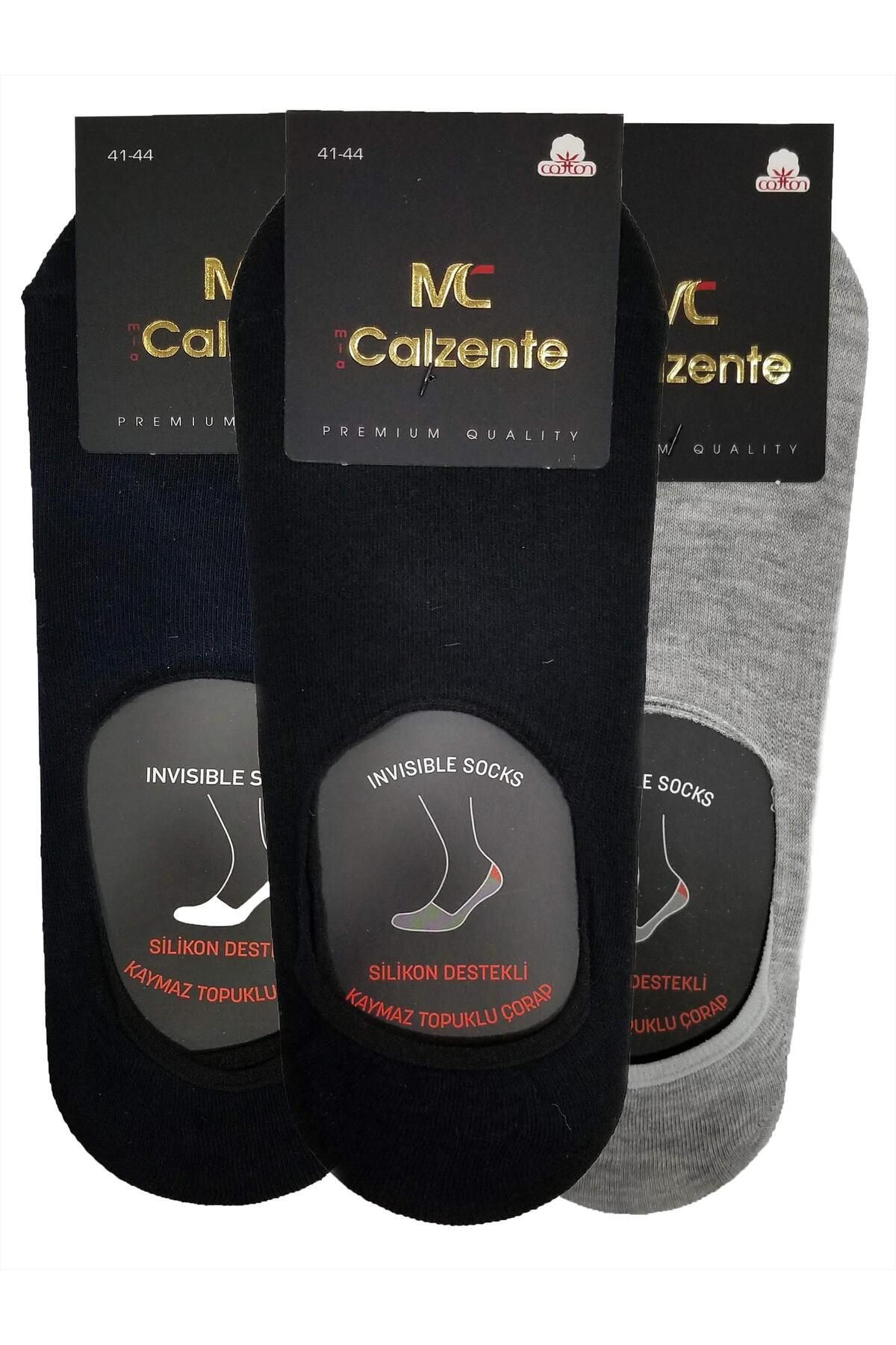 Mia Calzente 6 Adet Erkek Silionlu Görünmez - Babet Çorap