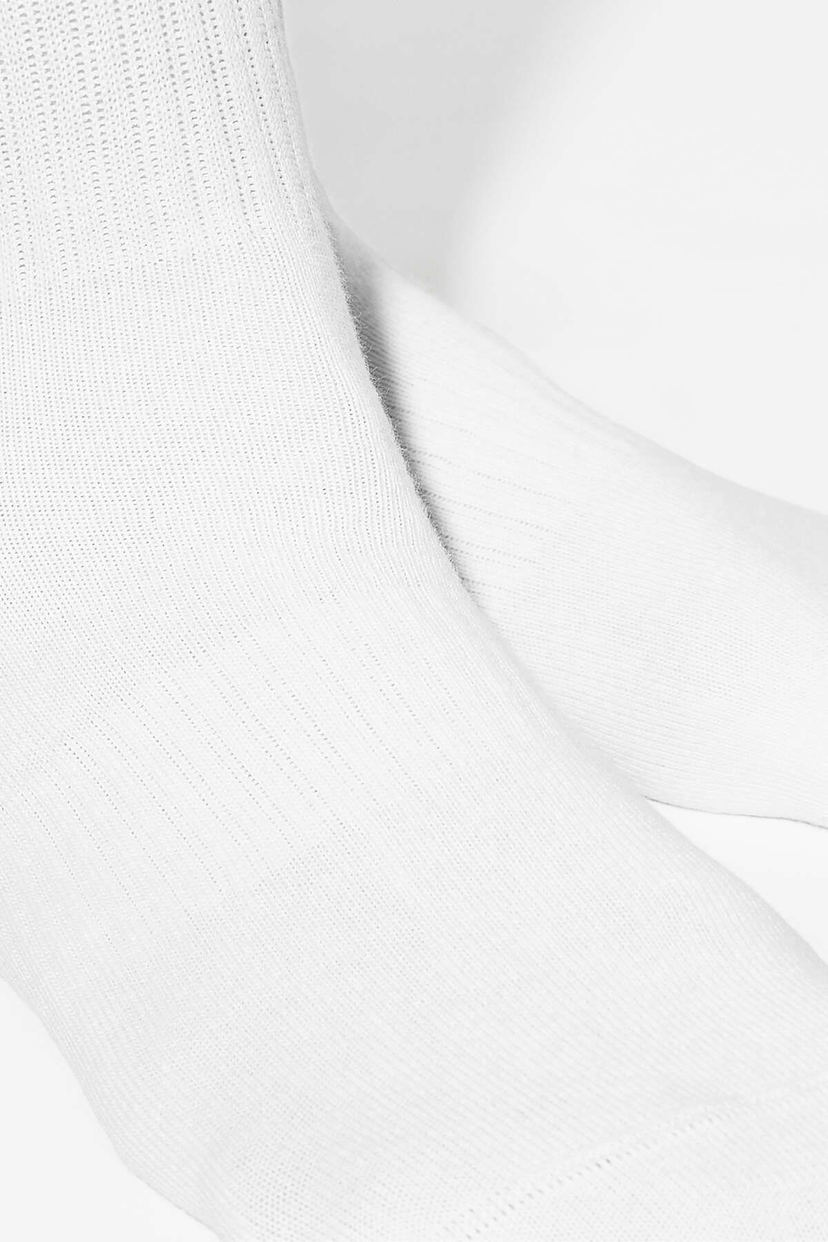 Oysho-Stripe rib classic sports socks in a cotton blend 4