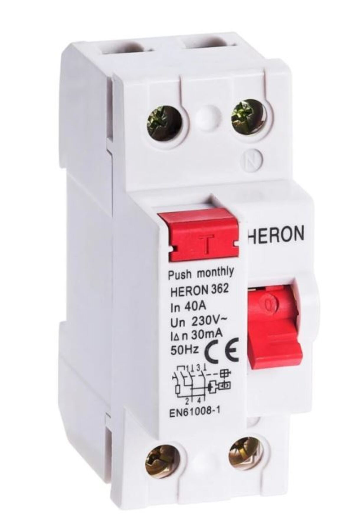 Genel Markalar 2x40a 30ma Monofaze Kaçak Akım Rölesi