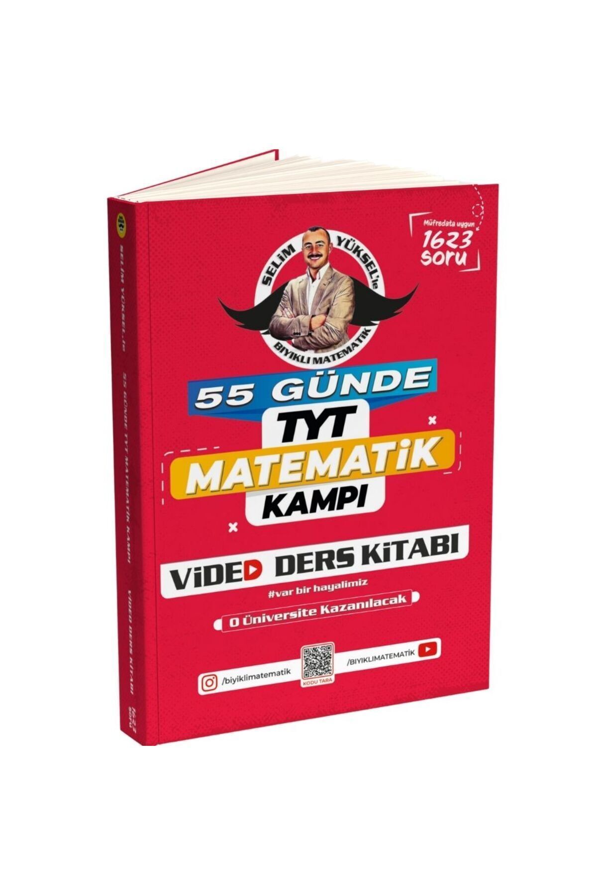 Bıyıklı Matematik 55 Günde Tyt Matematik Kampı Video Ders Kitabı Selim Yüksel