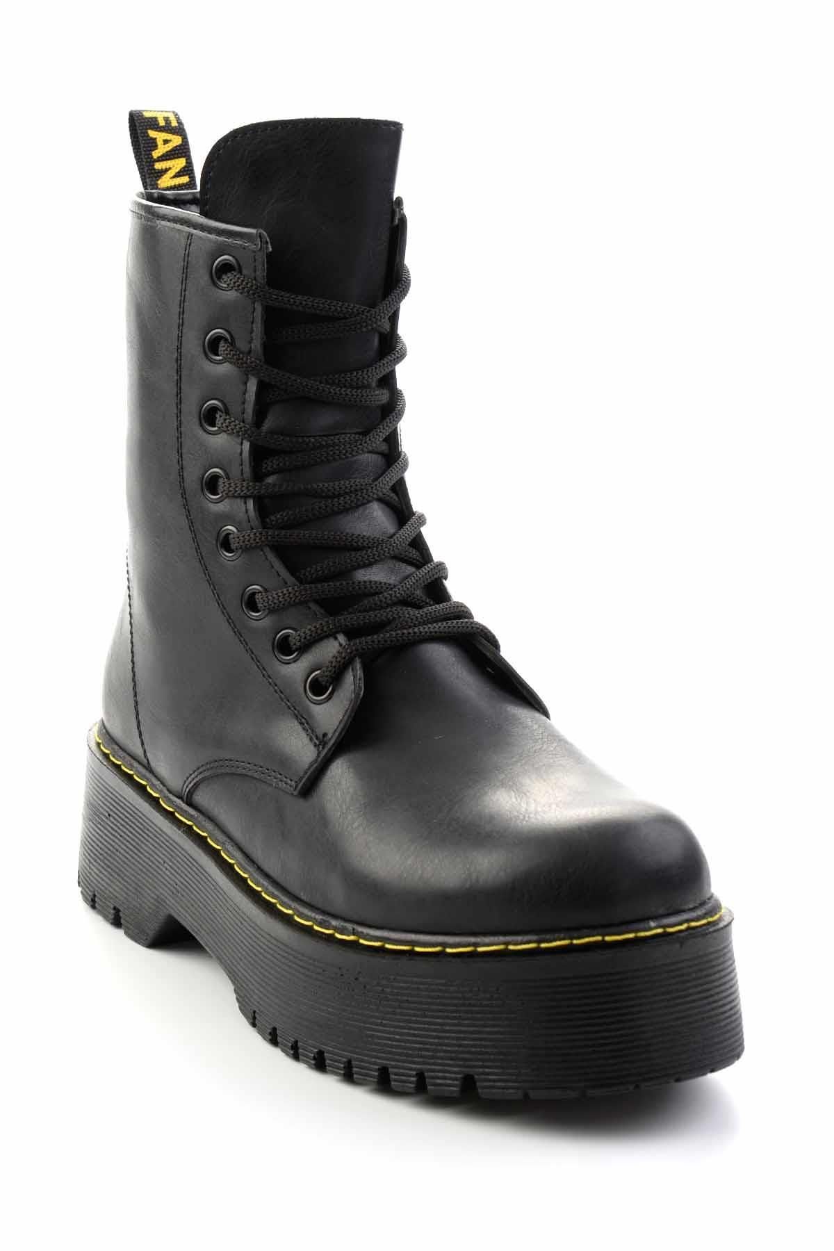 Siyah Kadın Bot & Bootie K02823410009 - 4