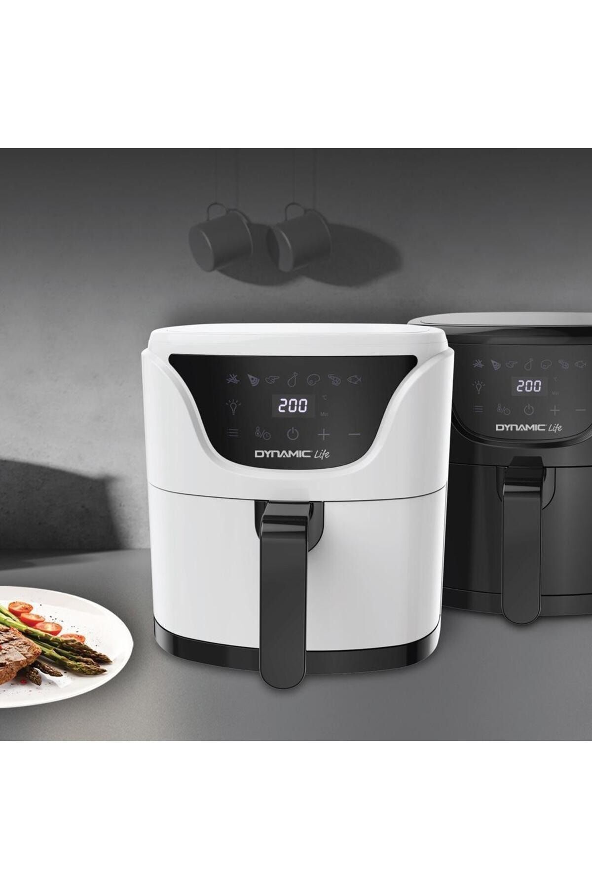 St Morritz PRO 005 Air Fryer 5 Litre Beyaz