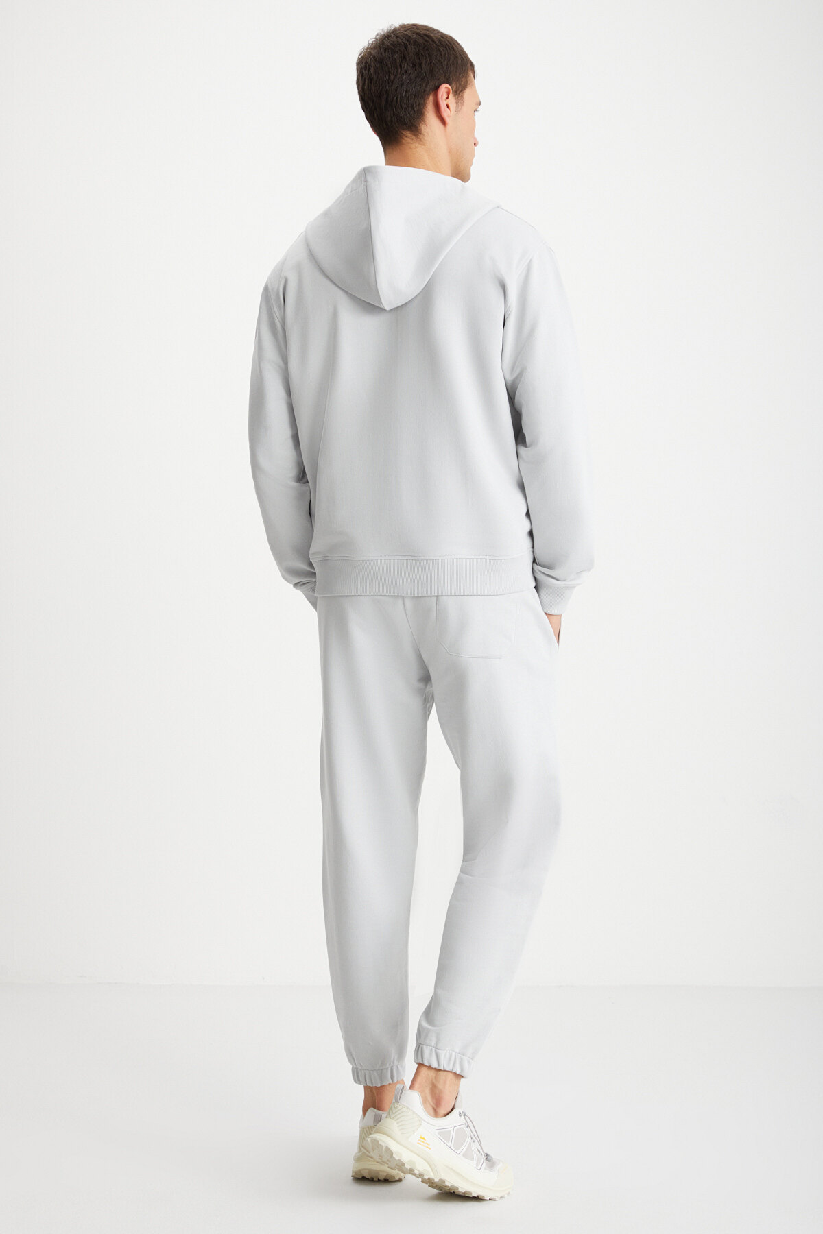 GRIMELANGE  JANDER Erkek Regular Yumuşacık Açık Gri Eşofman Altı - Görsel 6