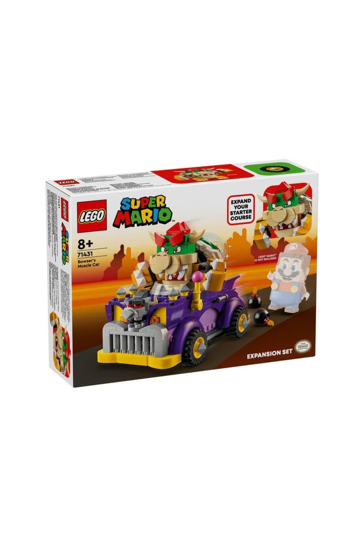 Take and Happy 71431 ® Super Mario™ Bowser'In Büyük Arabası Ek Macera Seti 458 Parça +7 Yaş