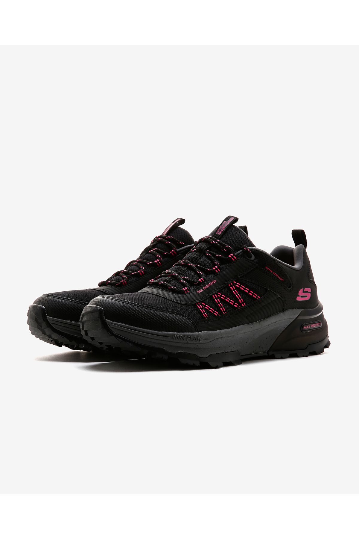 کفش دو و تمرین مشکی زنانه MAX های سیاه در فضای باز BKPK Skechers