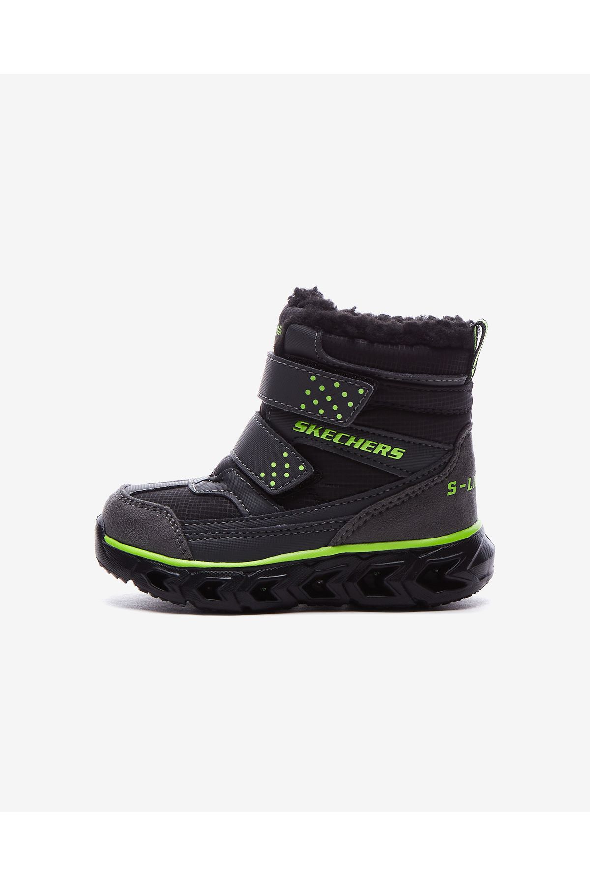 Hypno - Flash 2.0 - Street Breeze Little Boy Grey Luminous Boots 90588n Ccbk Skechers