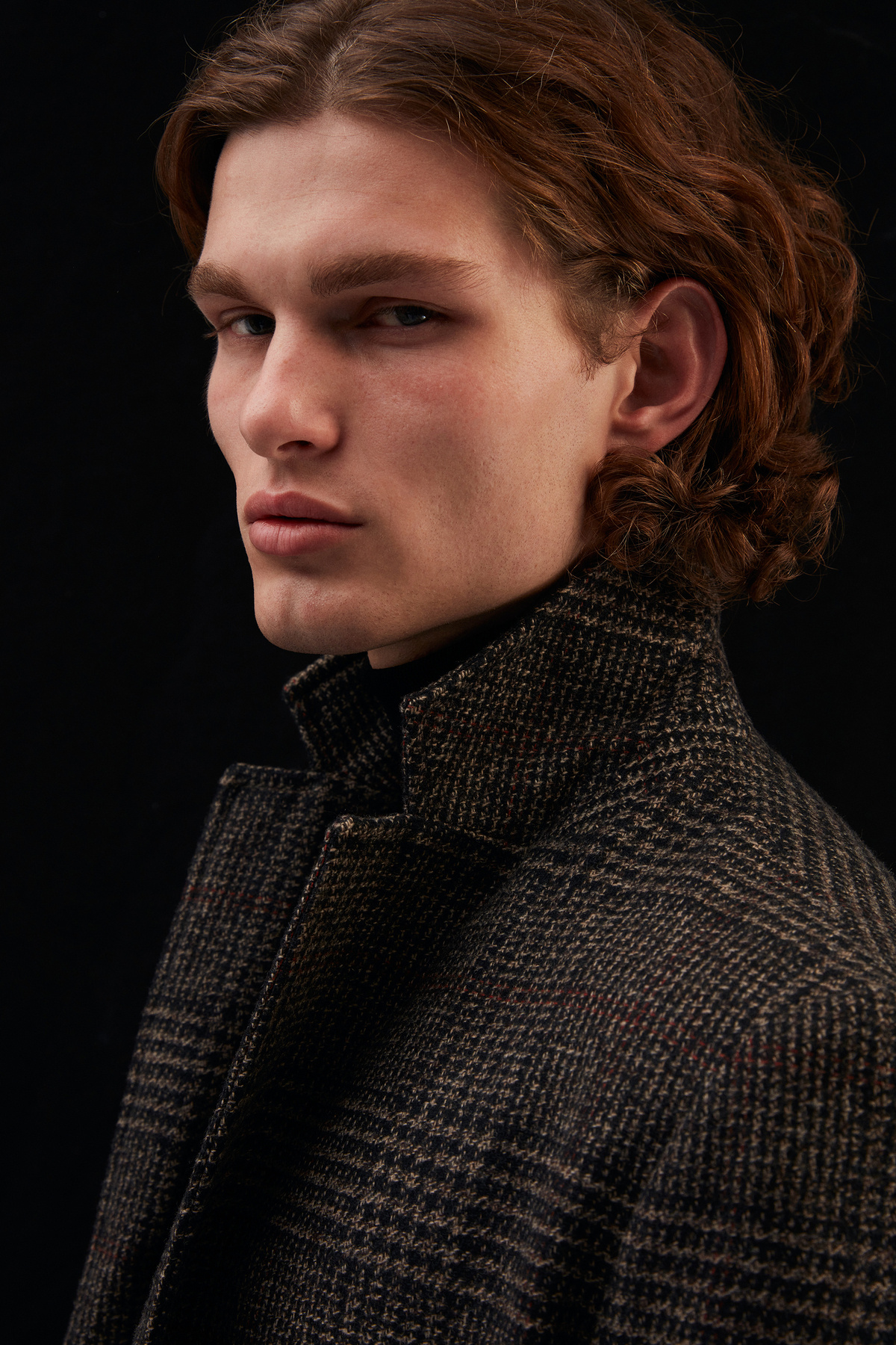 Tween  Slim Fit Kahverengi Yün Viskon Karışımlı Guabello Palto - Görsel 3