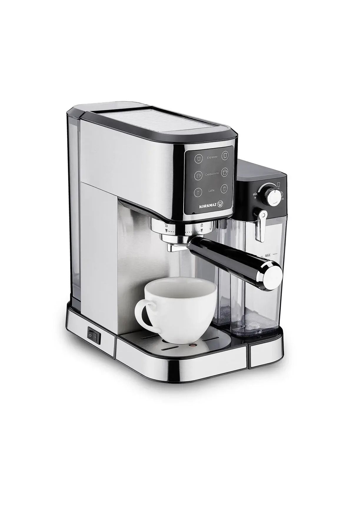 KORKMAZ-Java Plus Espresso Coffee Machine with Milk Bowl A982 2