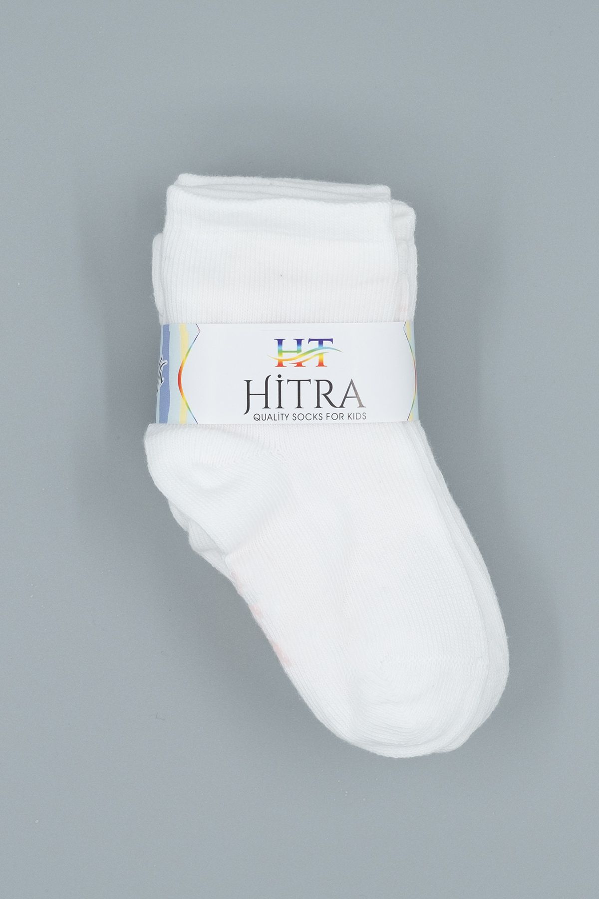 HİTRA-6 Pack Organic Cotton Seamless Girl's / Baby Socks 3