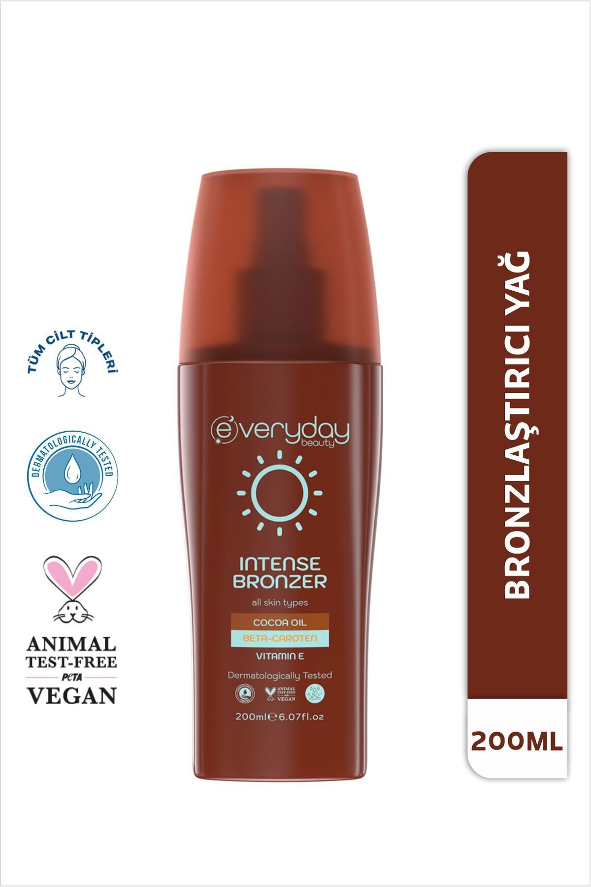 Everyday Beauty-200ml Intensive Bronzing Carotene and Cacao Oil 1
