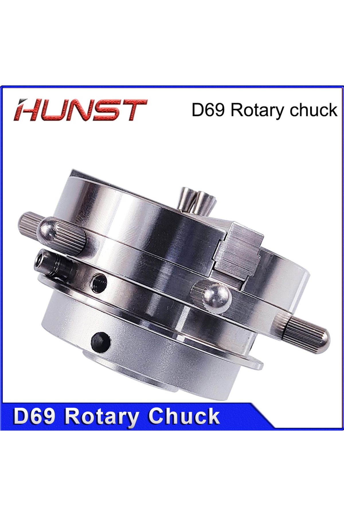 Choice-Hunst D69 Auto Lock Rotary Attachment CNC Router Laser Marking Machine Rotary Axis Chuck for Ring... 2