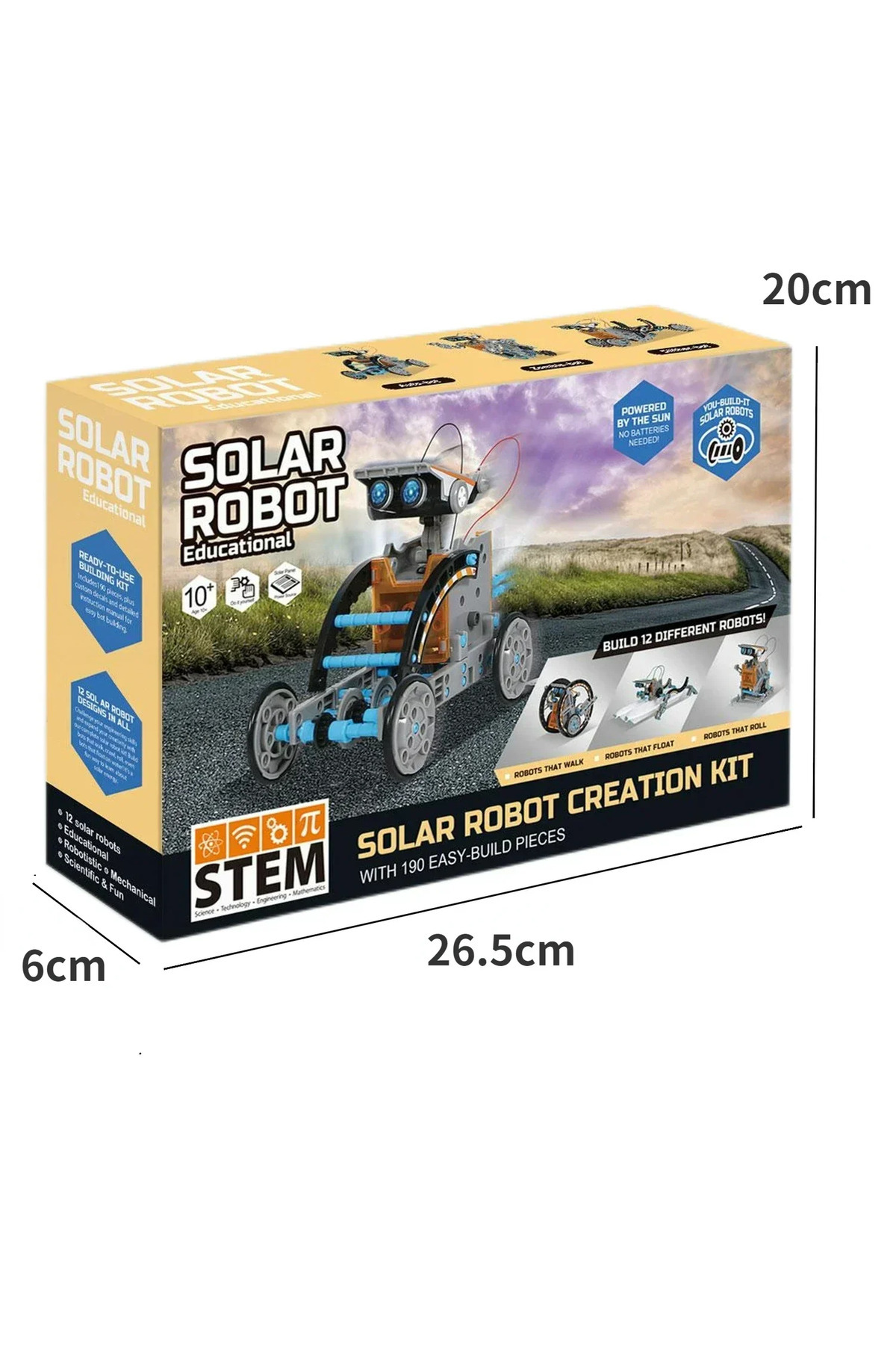 Choice-New Educational Solar Robot Kit Experiment DIY Assembly Puzzle Toy Car 13 in 1 Intelligent Fun Ro... 7