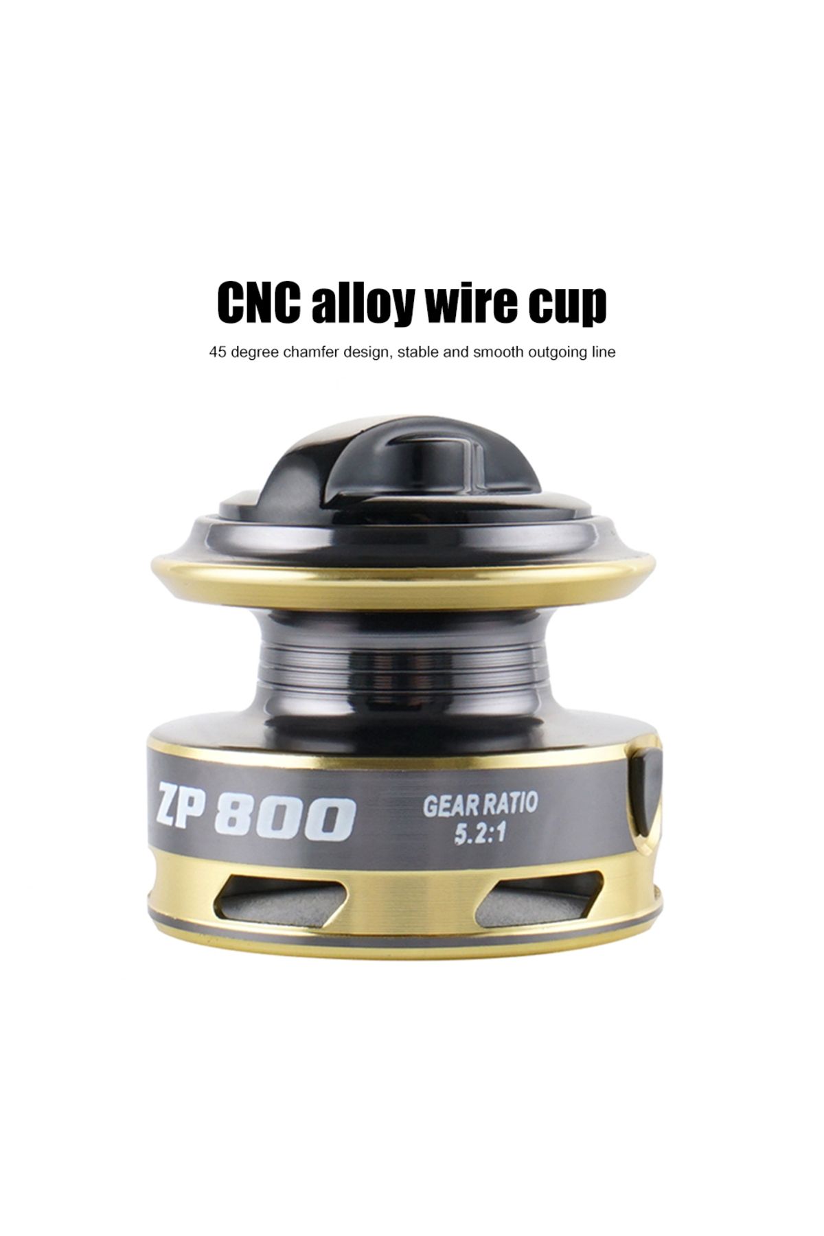 Choice-Mini Fishing Reel ZP 500/800 Series Powerful Spinning Fishing Reels Gear Ratio 5.2:1 Pocket Fishi... 5