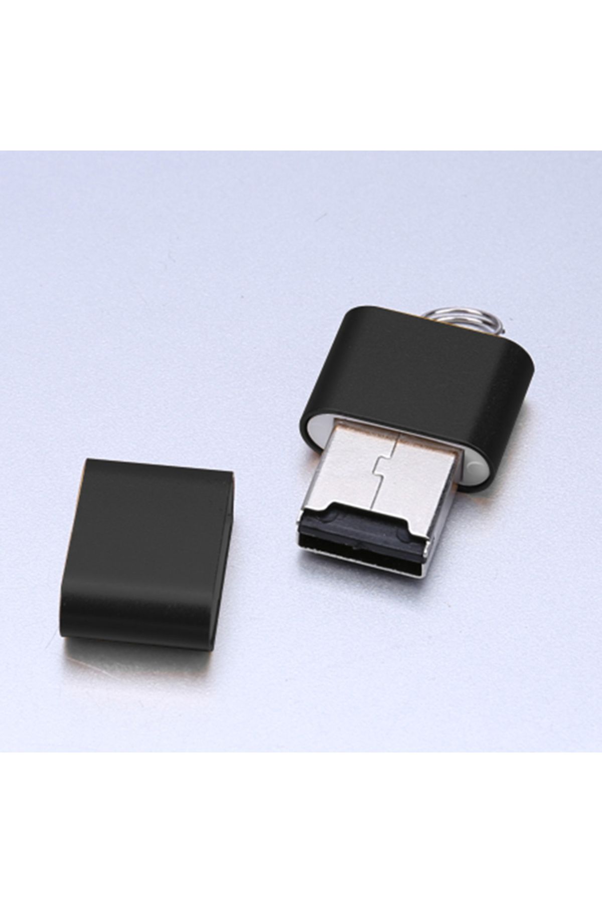 ALLOYSEED-Mini Aluminium Alloy USB 2.0 T Flash TF Micro SD Memory Card Reader Adapter 4