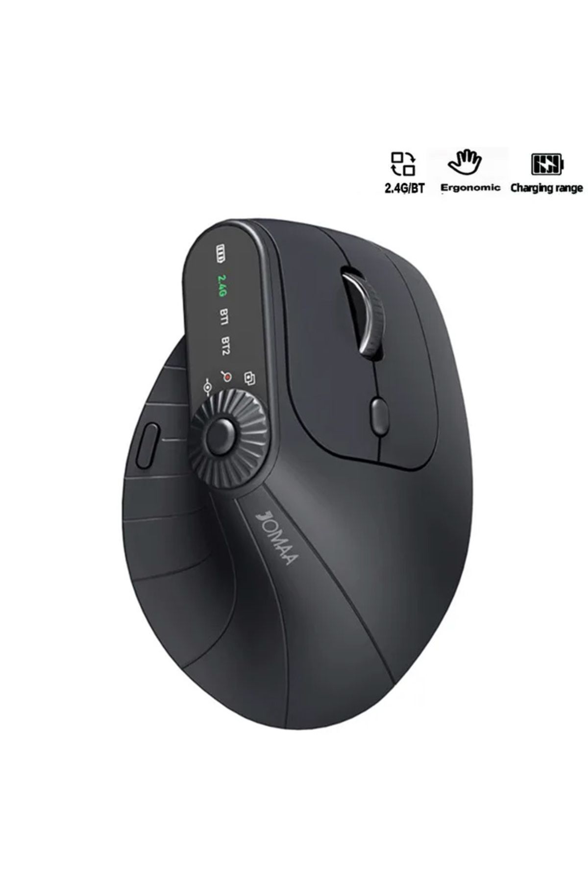 Choice-Multi-Device Vertical Ergonomic Mouse With Function Adjustment Kno Rechargeable 2.4G Bluetooth Wi... 2