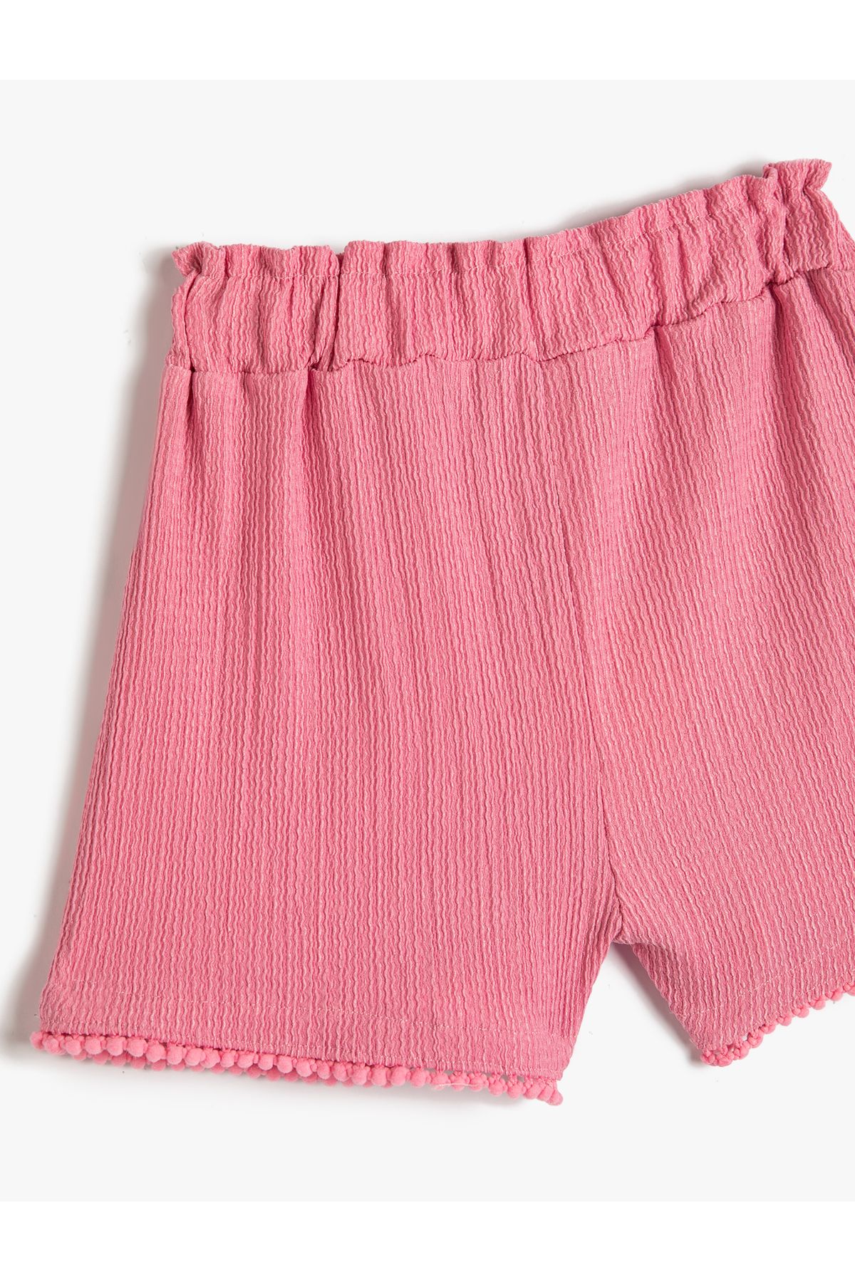 Koton-Shorts Waist Elastic Drawstring Textured 3