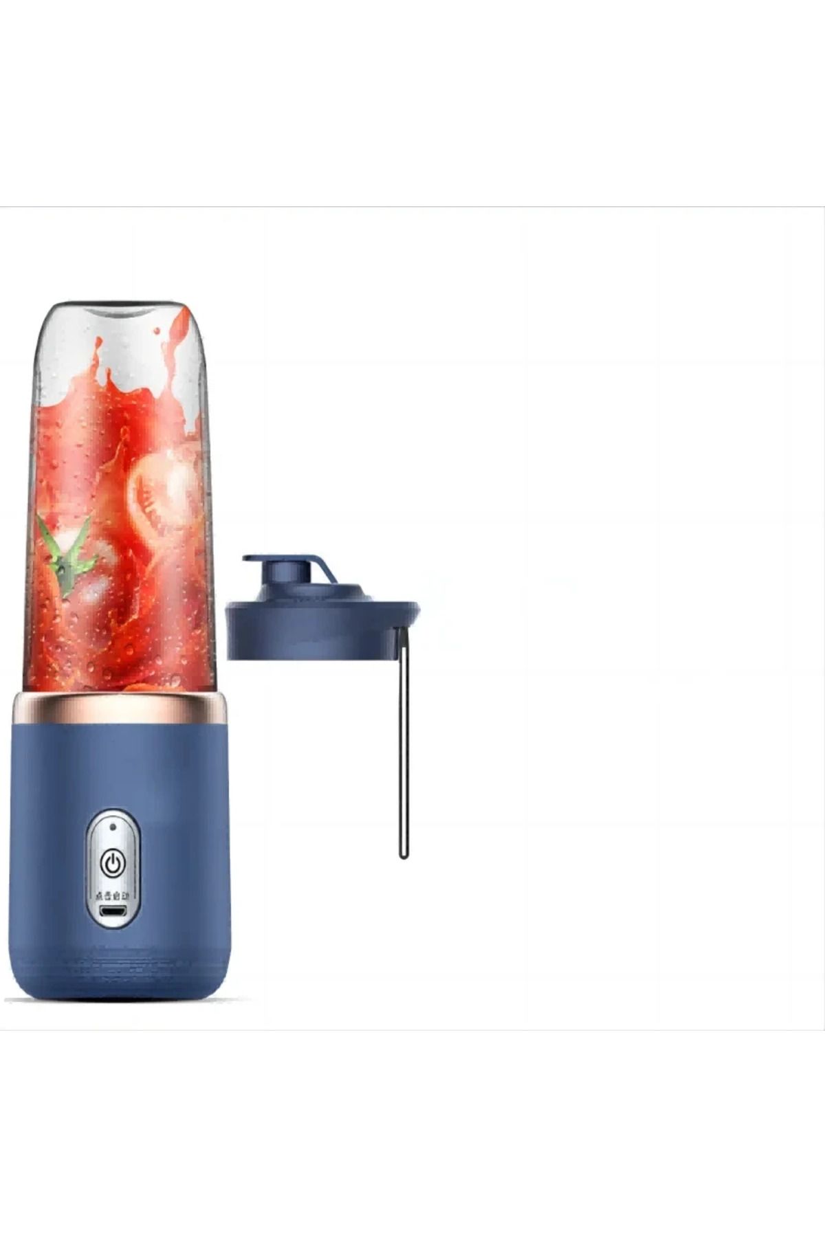 Choice-Electric Juicer Fruit Juice Cup Mini Convenient To Carry Fruit Smoothie Stirring 6 Blades Quick C... 1