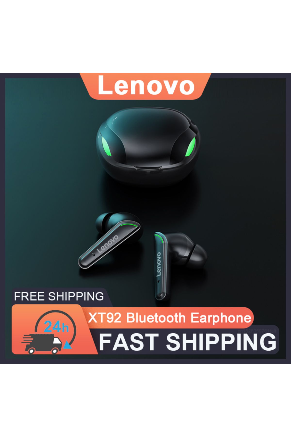 LENOVO-سماعات لينوفو الجديدة XT92 TWS للألعاب بتقنية البلوتوث منخفضة الكمون 5.3 ستيريو لاسلكية ... 2