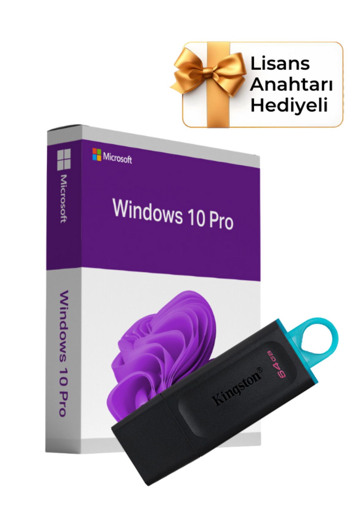 MICROSOFT Windows 10 Kurulum Dosyalı USB Bellek 64gb