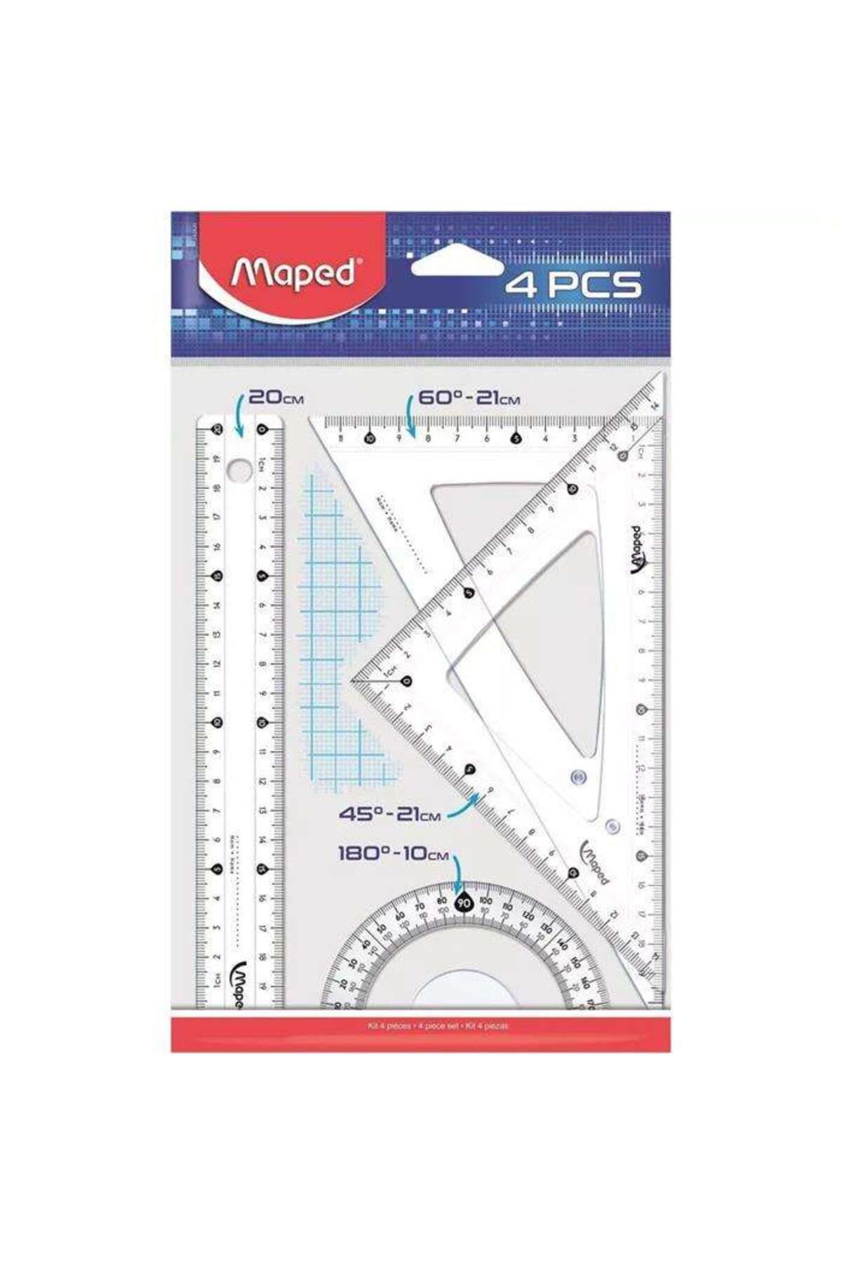 Maped Cetvel Seti 4’lü N242820