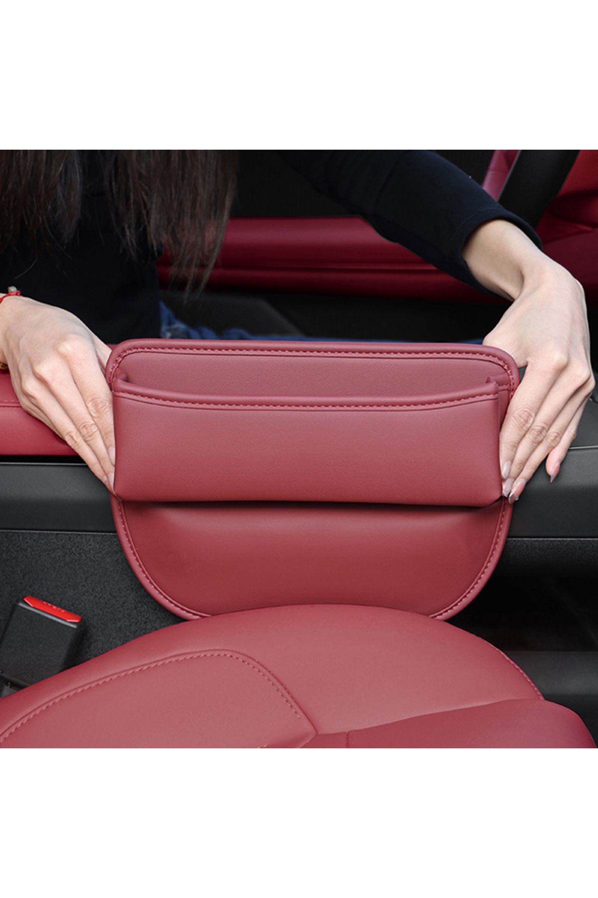 Choice-For Audi A6 S6 RS6 C5 C6 C7 C8 4B 4F 4G 4A Car Front Side Seat Crevice Storage Box Bag Built-in C... 2