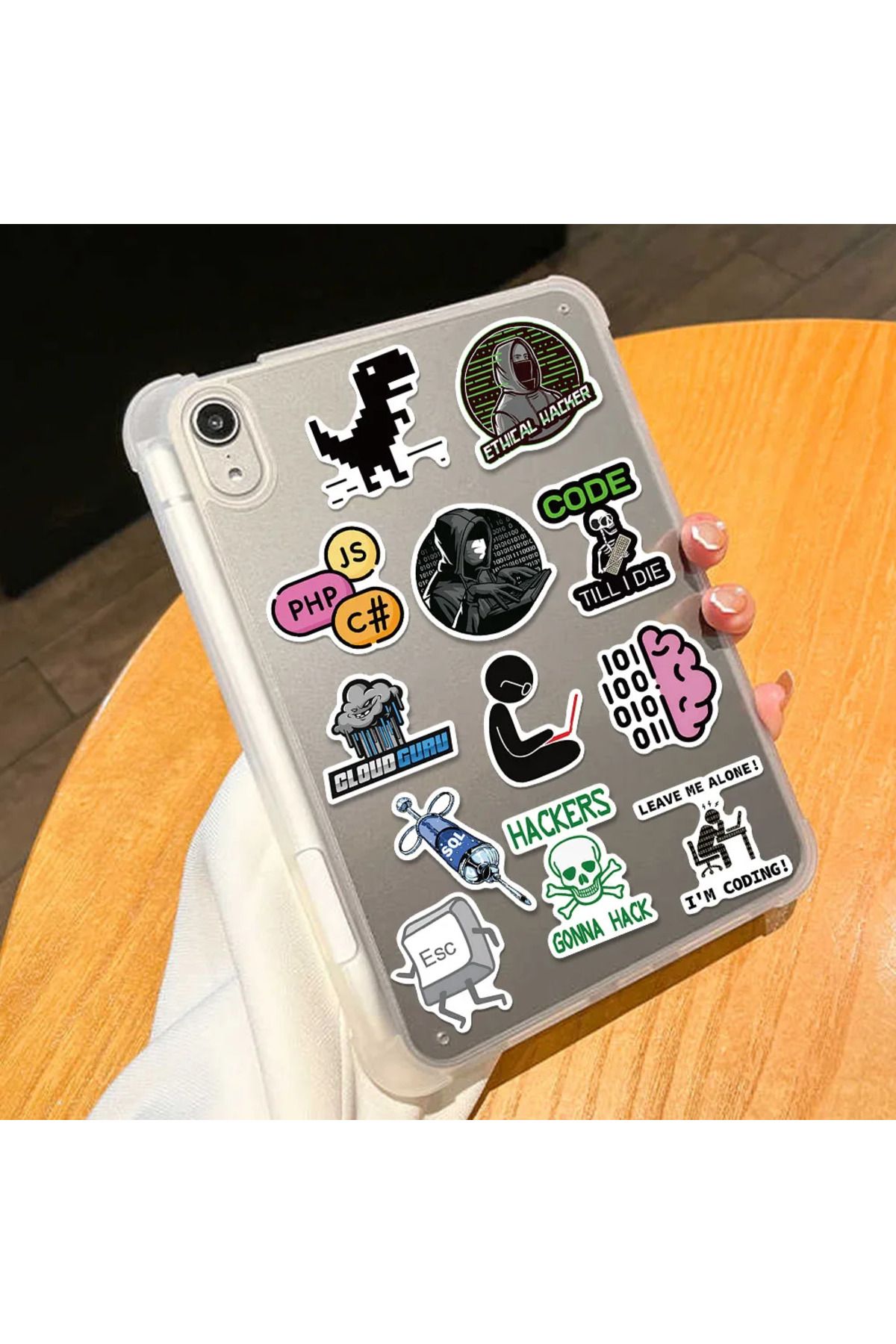 Choice-100Pcs Funny Network Hacker Programming Stickers Fun Cartoon IT Engineer Computer Sticker Luggage... 7