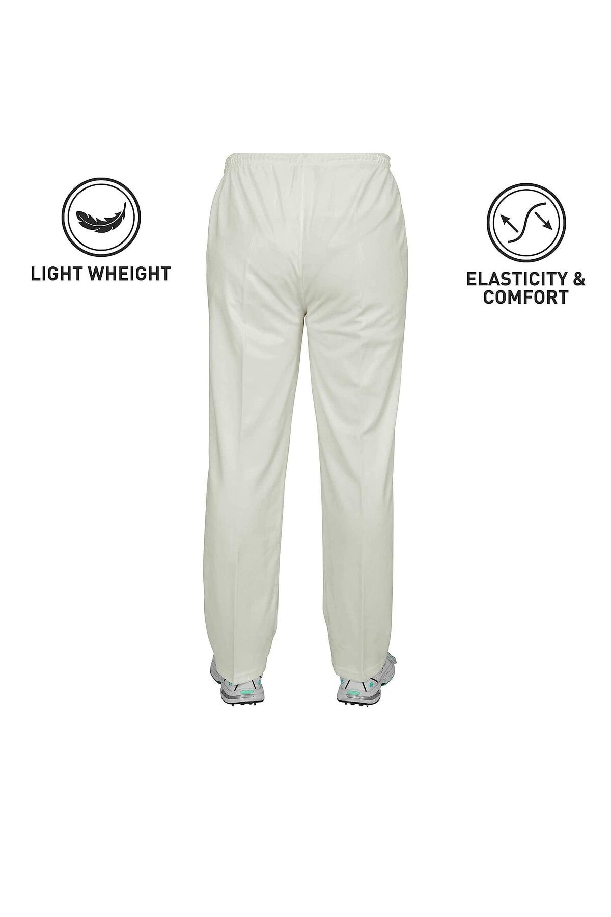 DSC-Atmos Polyester Cricket Pant Size 32 (White/Navy) 3