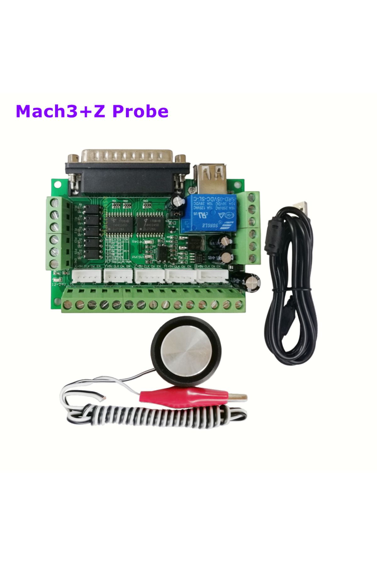MacroBase-mach3 cnc controller 5 axis mach 3 interface motion card breakout board engraving cutting machine... 7