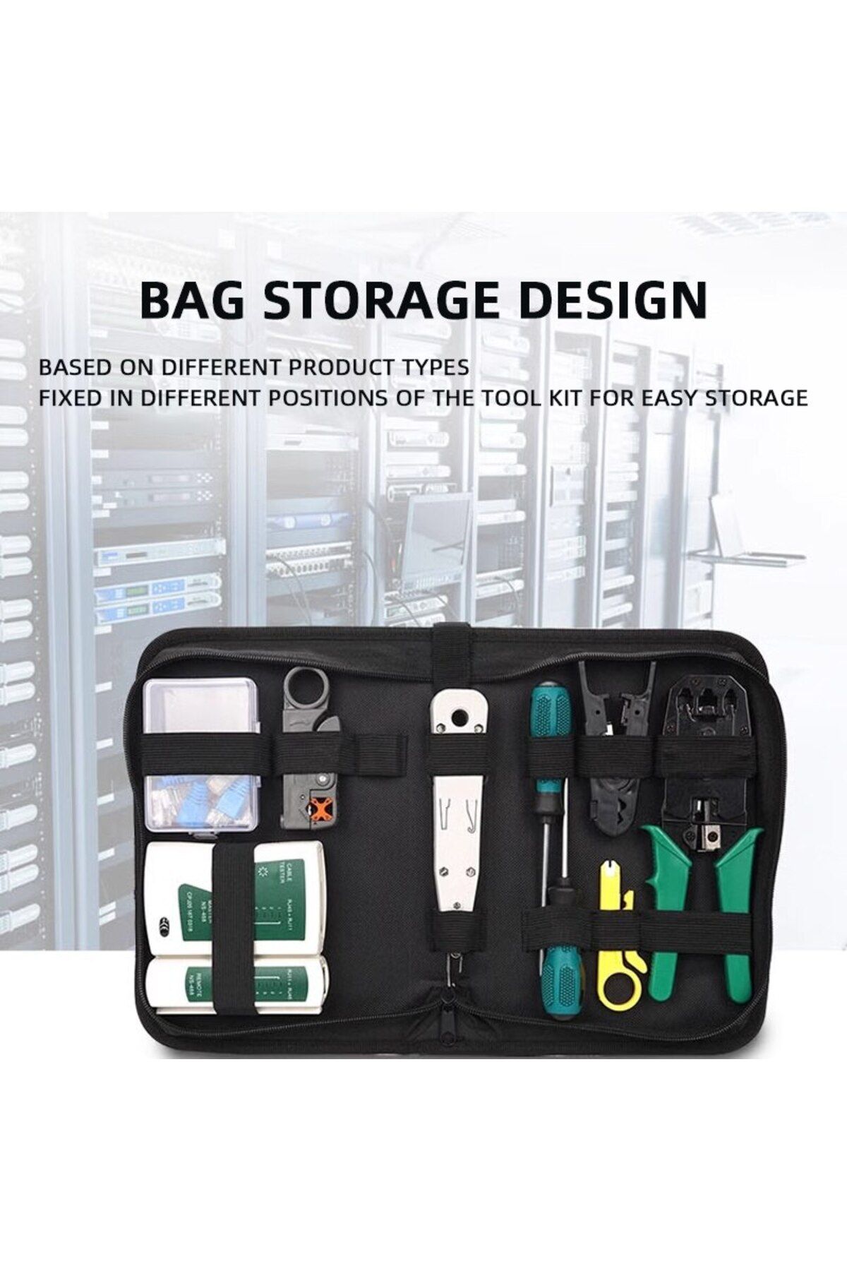 Choice-1 Set Five Types of Network Tool Kit Wire Clamp Combination Network Toolkit Household Manual Tool... 3
